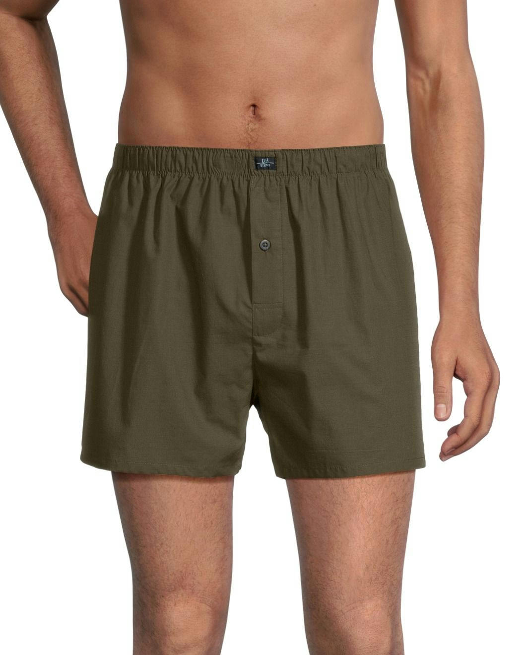 Denver Hayes Men's 2 Pack Woven Boxer