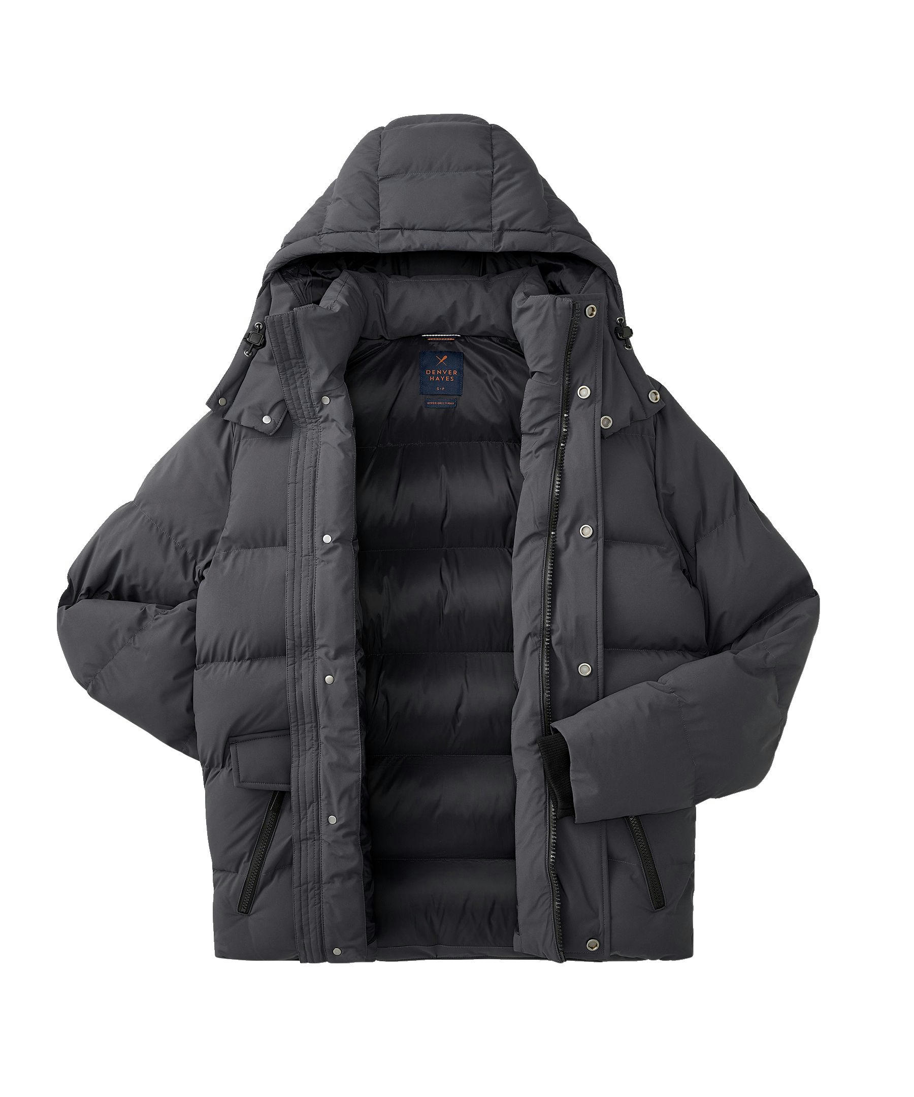 Denver Hayes Men's Hyper-Dri HD1 Water Repellent Insulated Puffy Parka Jacket