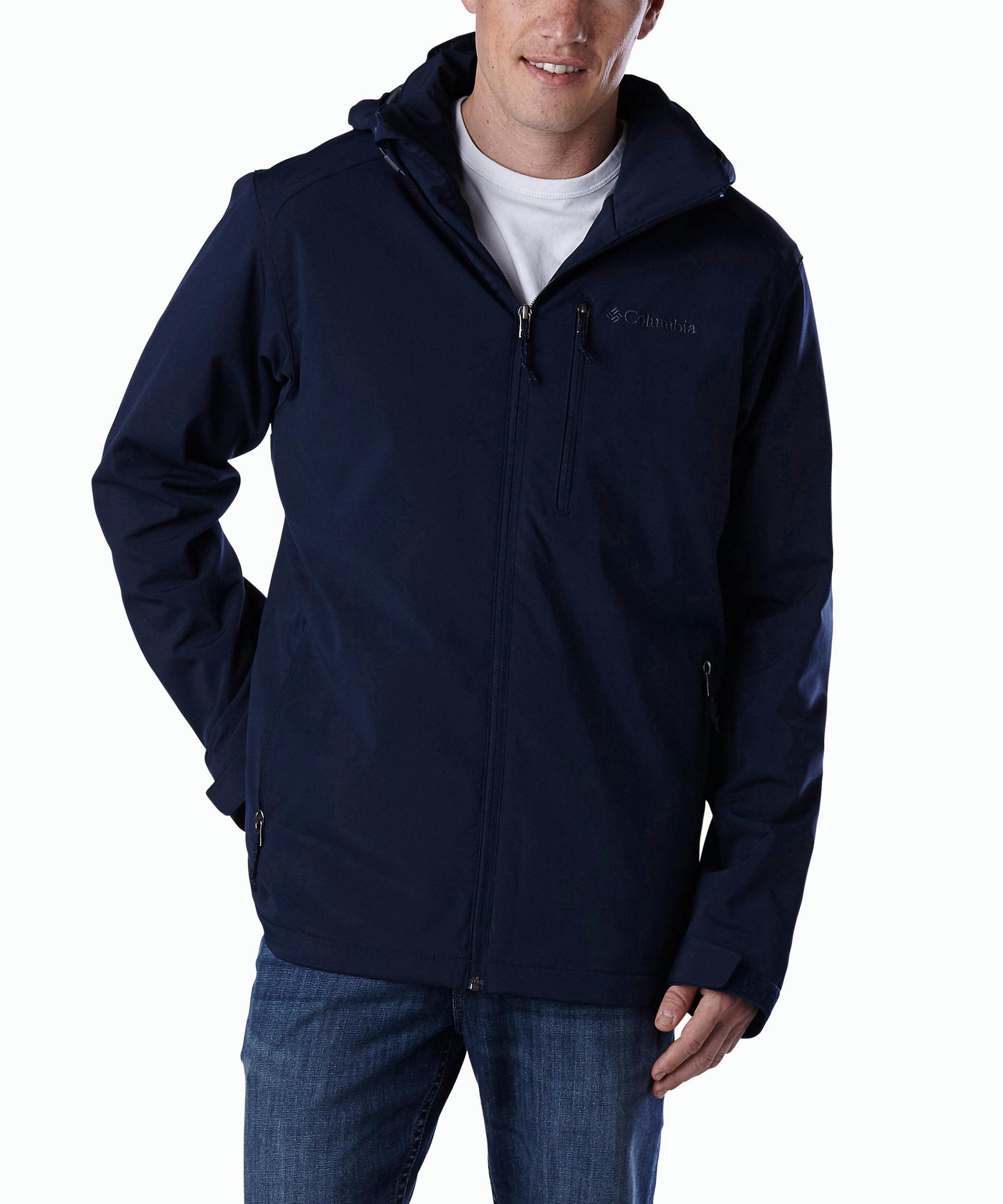 Columbia Men's Gate Racer Water Resistant Hooded Insulated Softshell Jacket