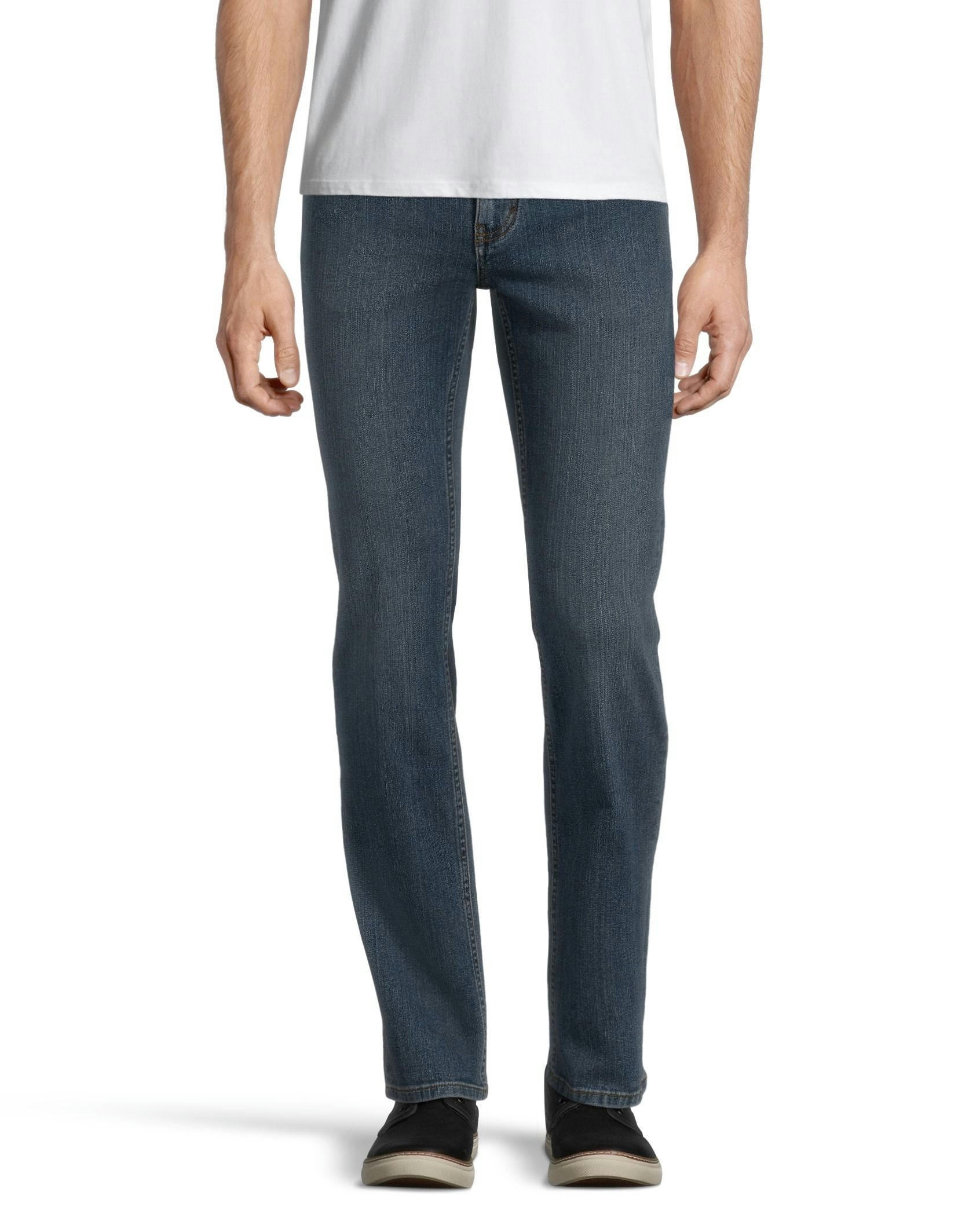 Denver Hayes Men's Value Stretch Straight Fit Jeans - Light Wash