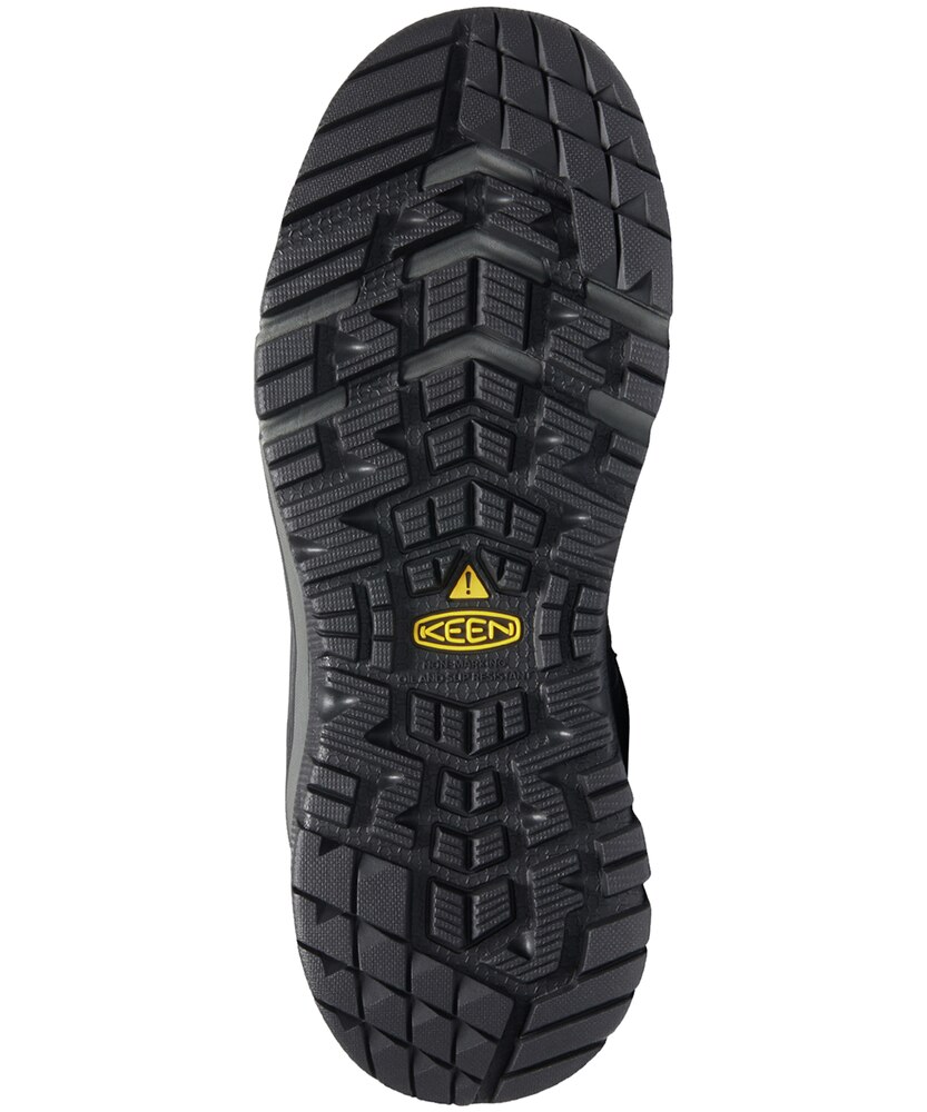 Keen Utility Men's Composite Toe Composite Plate Kansas City Waterproof Mid Safety Hiker - Black