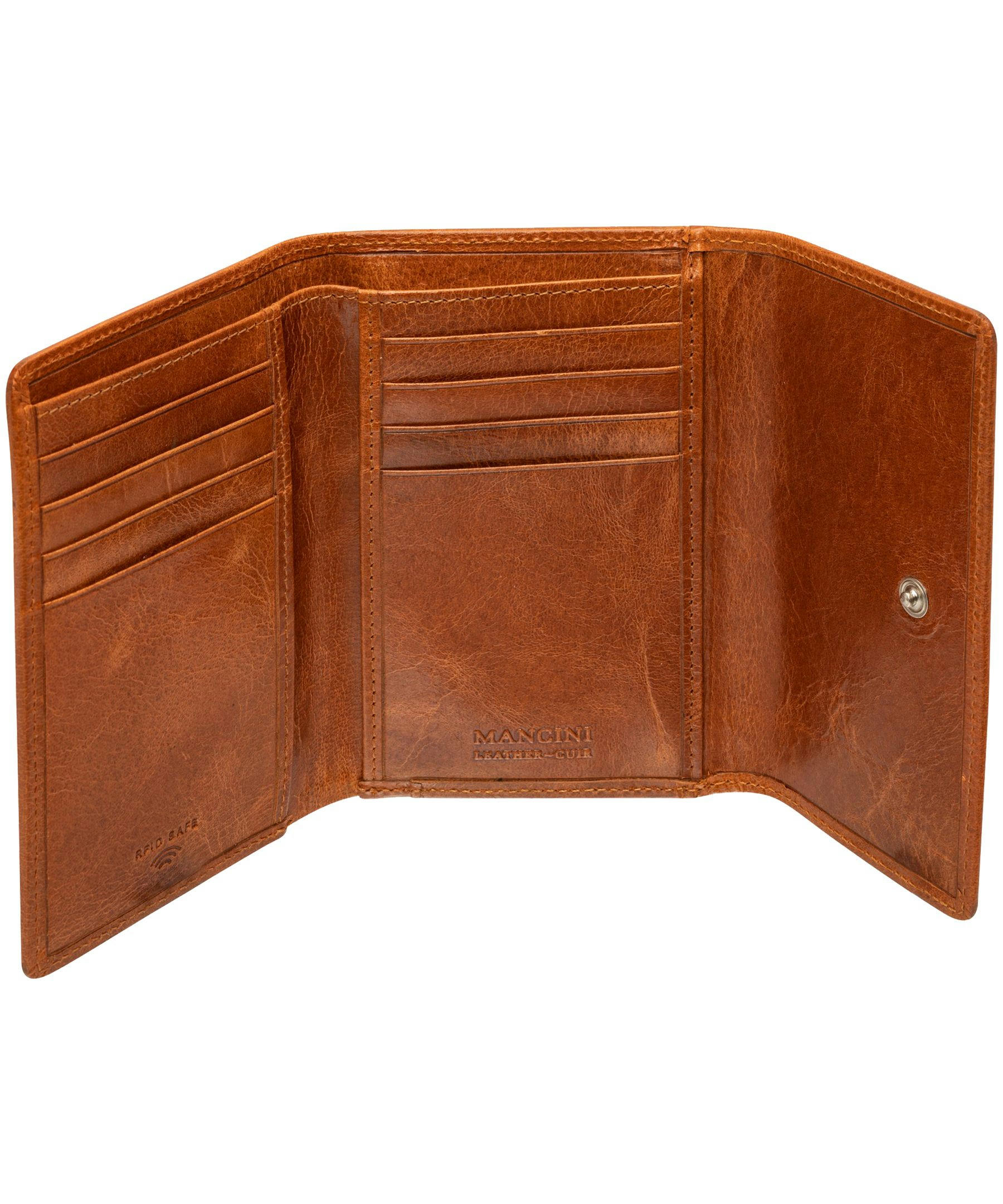 South Beach Women's RFID Secure Medium Clutch Wallet