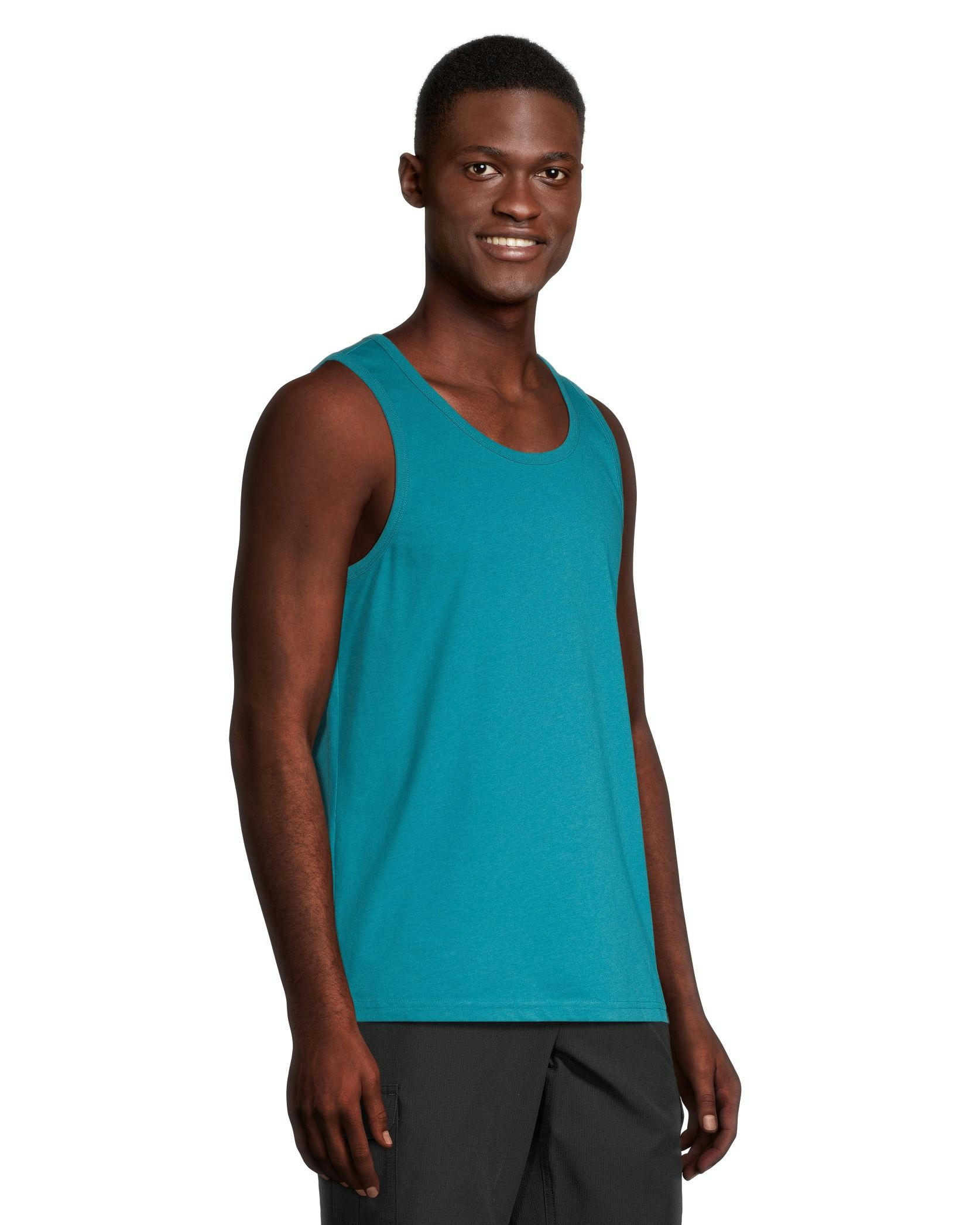 FarWest Men's Solid Basic Tank Top