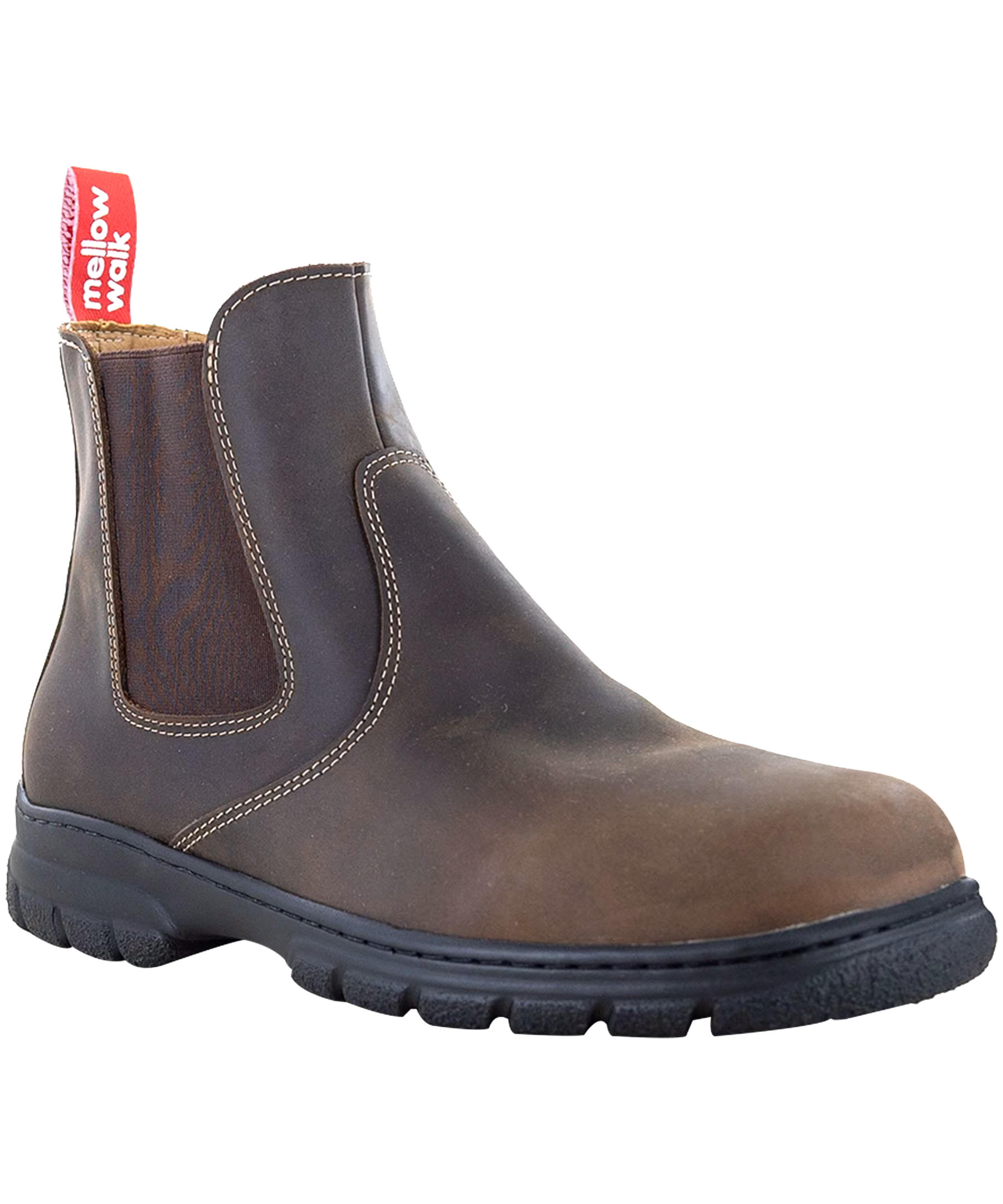 Mellow Walk Men's Quentin 6 Inch Composite Toe Composite Plate Pull On Work Boot