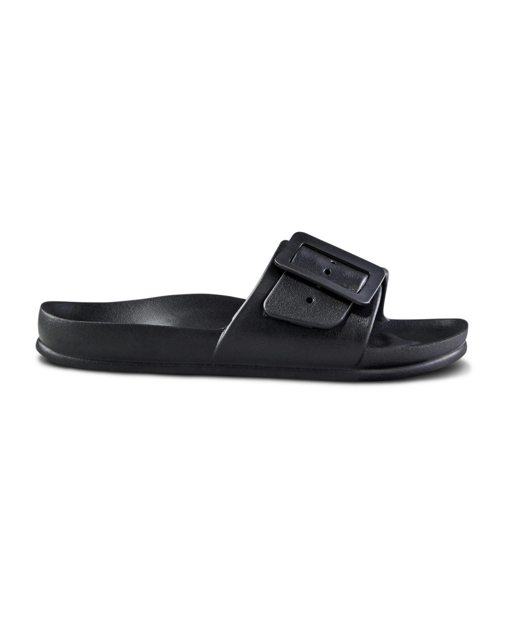 Denver Hayes Women's Oceana EVA Buckle Sandals - Black