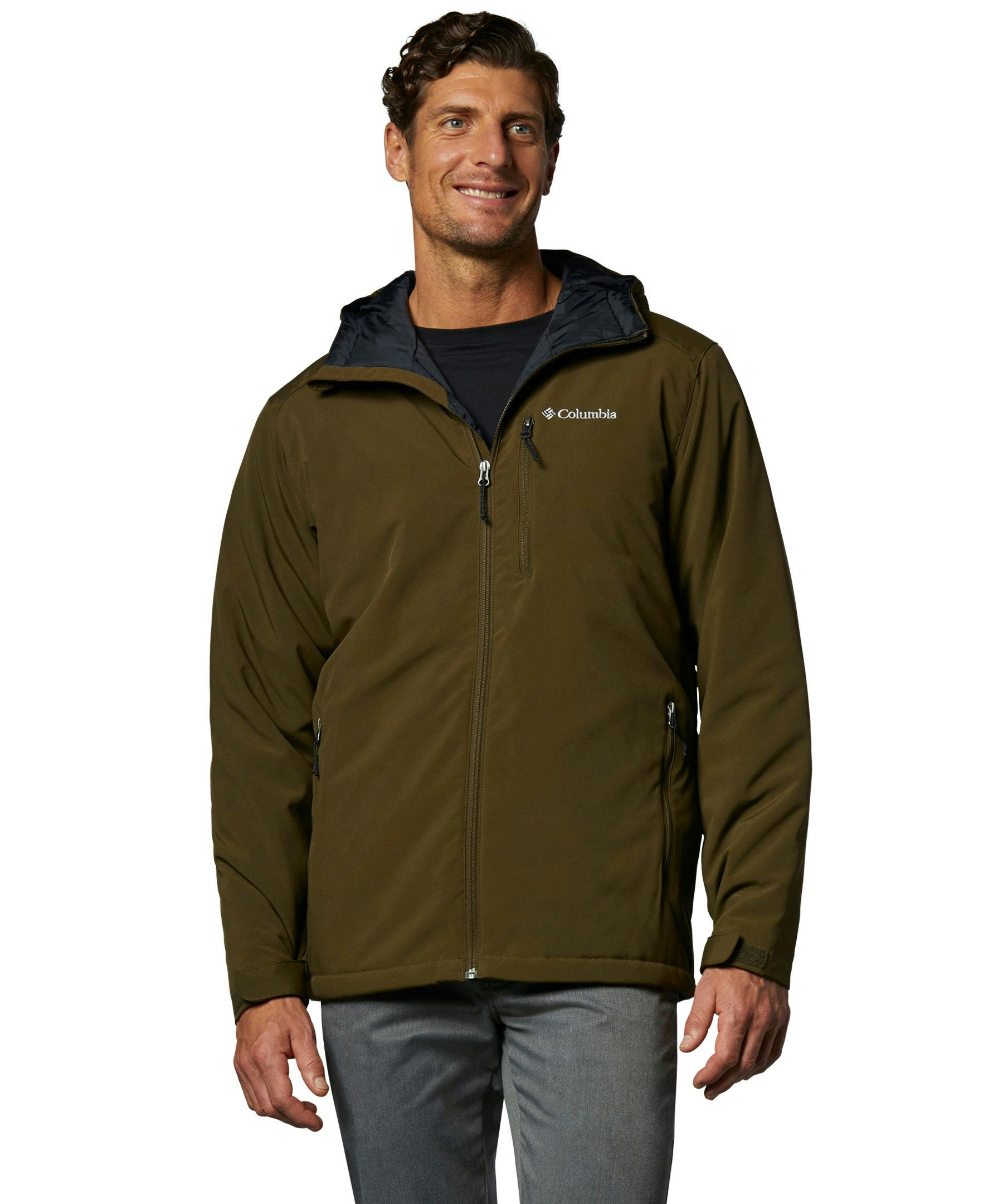 Columbia Men's Gate Racer Water Resistant Hooded Insulated Softshell Jacket