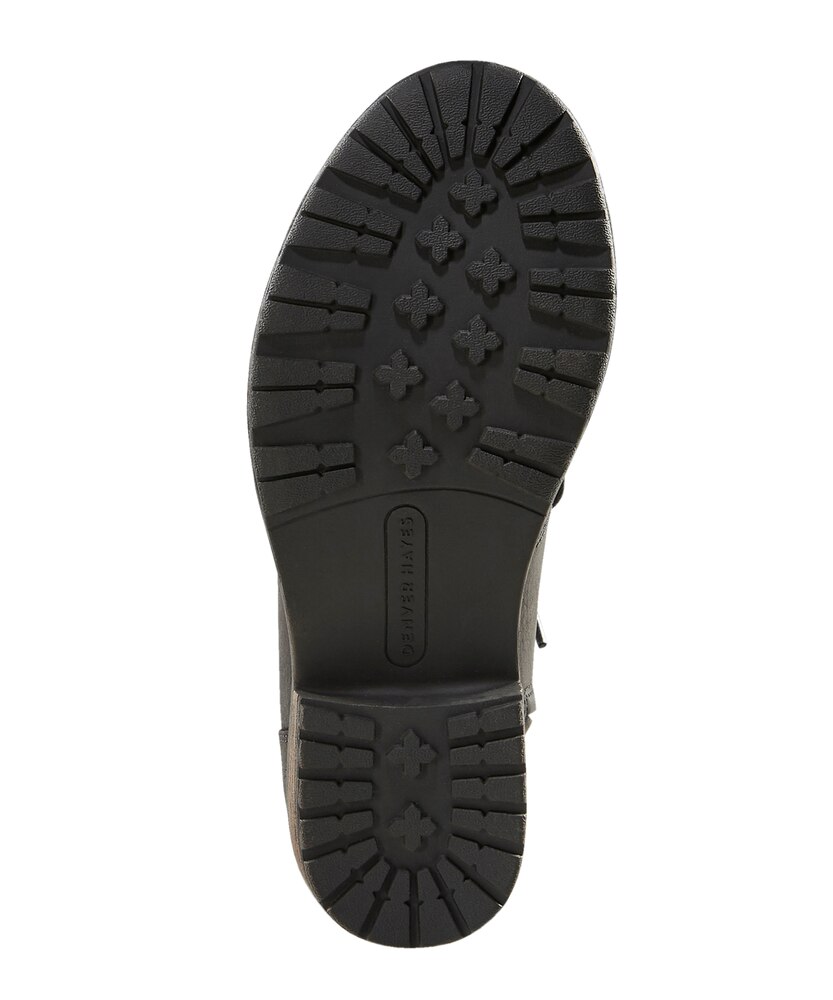 Denver Hayes Women's Ada Quad Comfort  Lace-up Combat Boots - Black