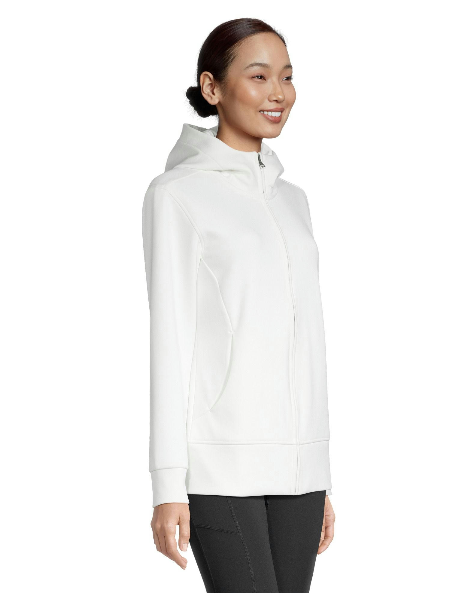 Shambhala Women's Velour Lined Full Zip Hoodie