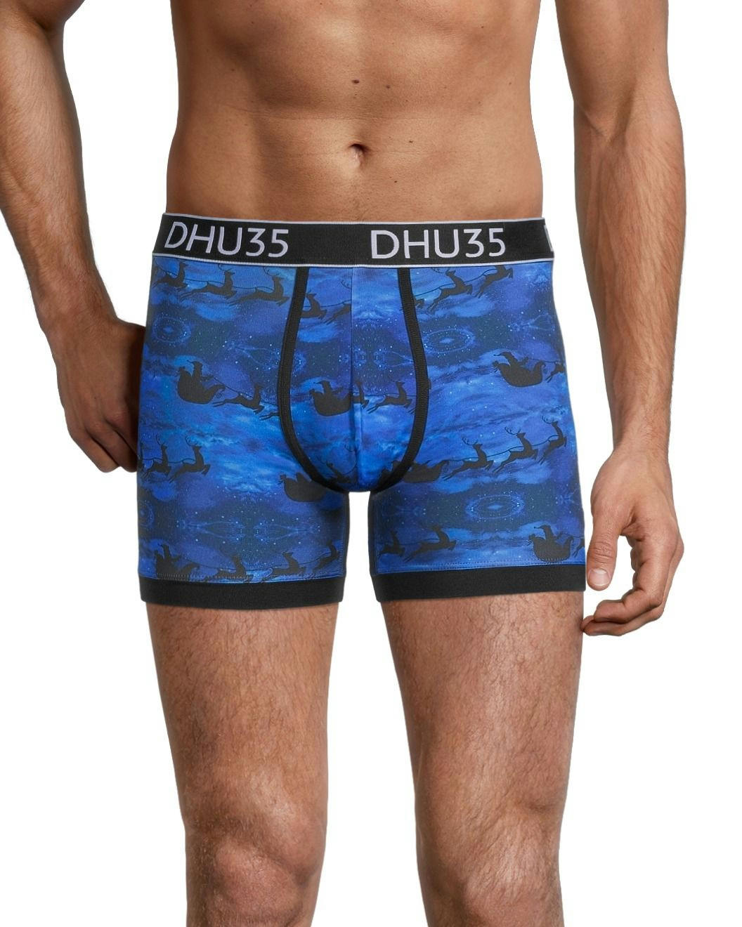 Denver Hayes Men's 3 Pack X-Mas Microfibre Boxer Brief Underwear