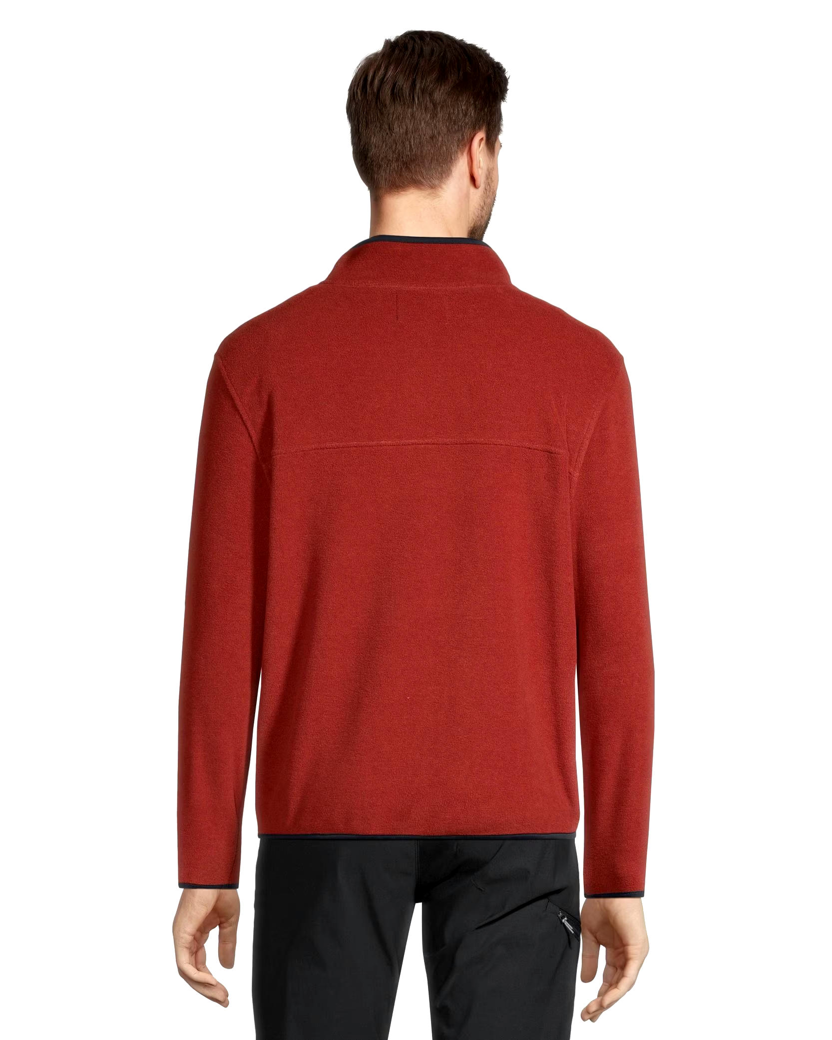 WindRiver Men's Outdoor Fleece Quarter Snap Mockneck