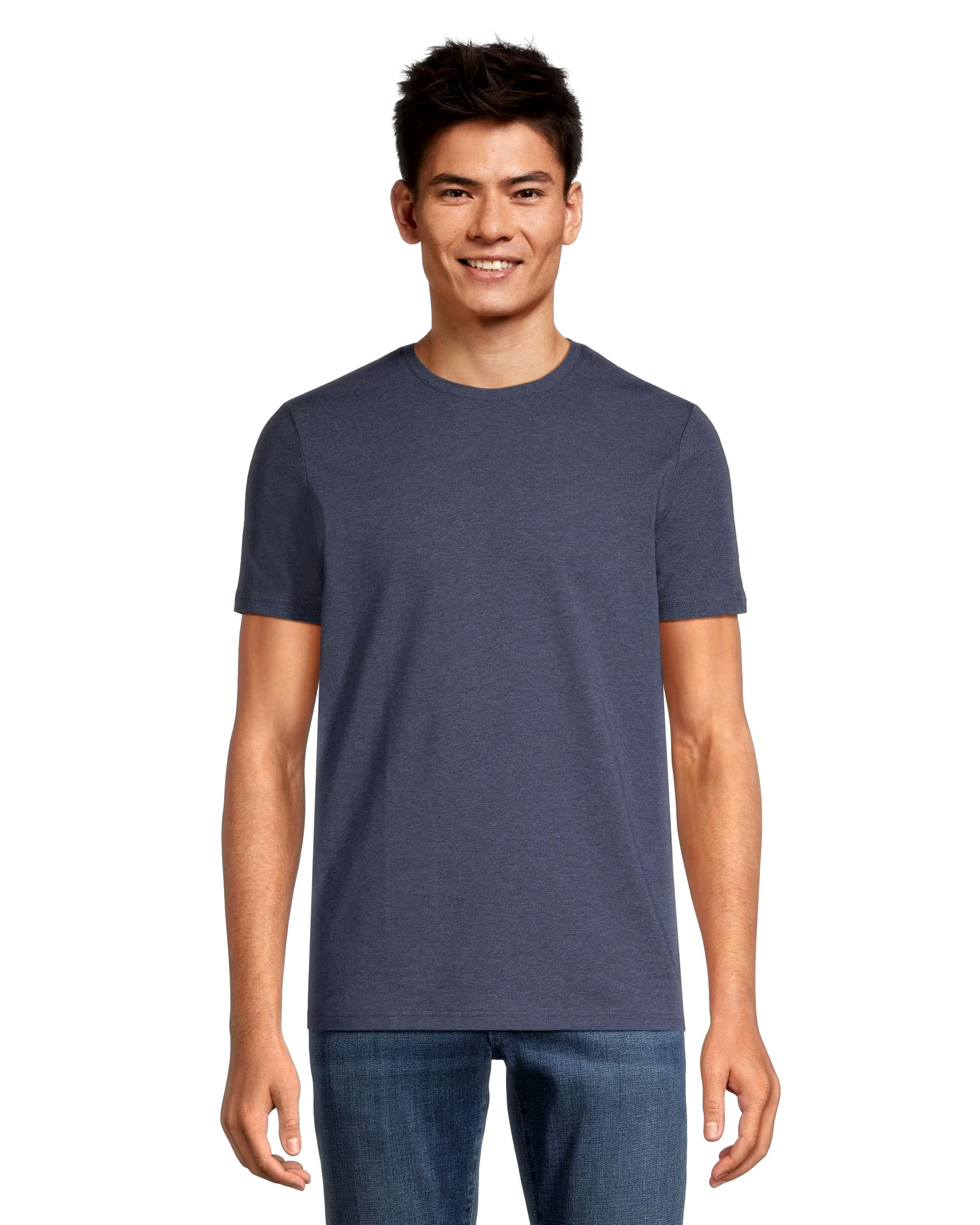 Denver Hayes Men's Stretch Modern Fit Crewneck T-Shirt