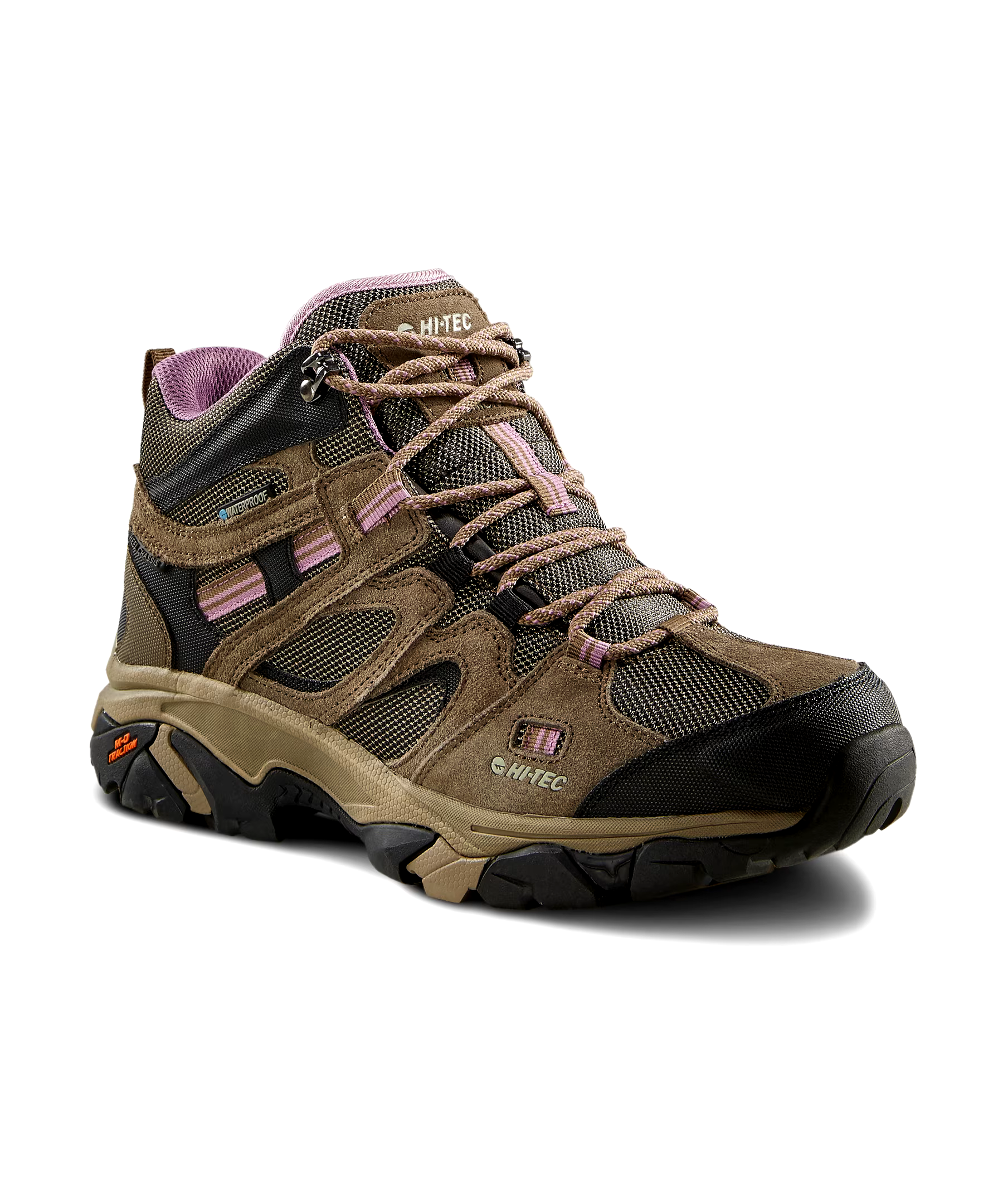 Hi-Tec Women's Ravus Vent Breathable Waterproof Hiking Boots - Taupe