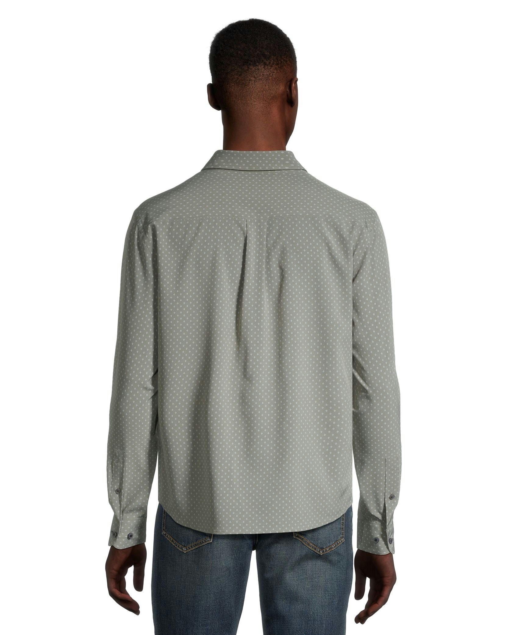 Denver Hayes Men's Hybrid 4 Way Stretch Long Sleeve Shirt