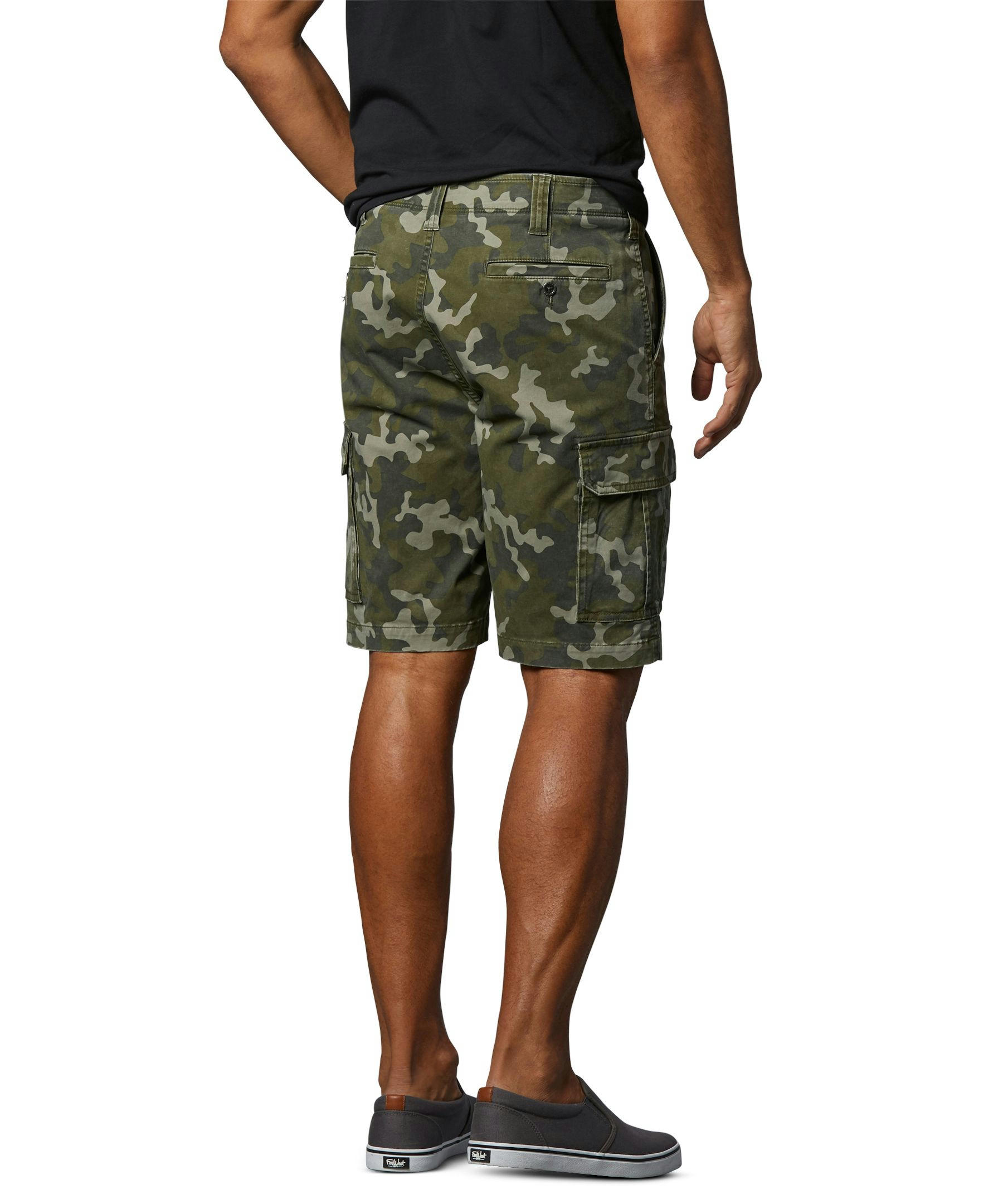 Men's Mid Rise Stretch Cargo Shorts