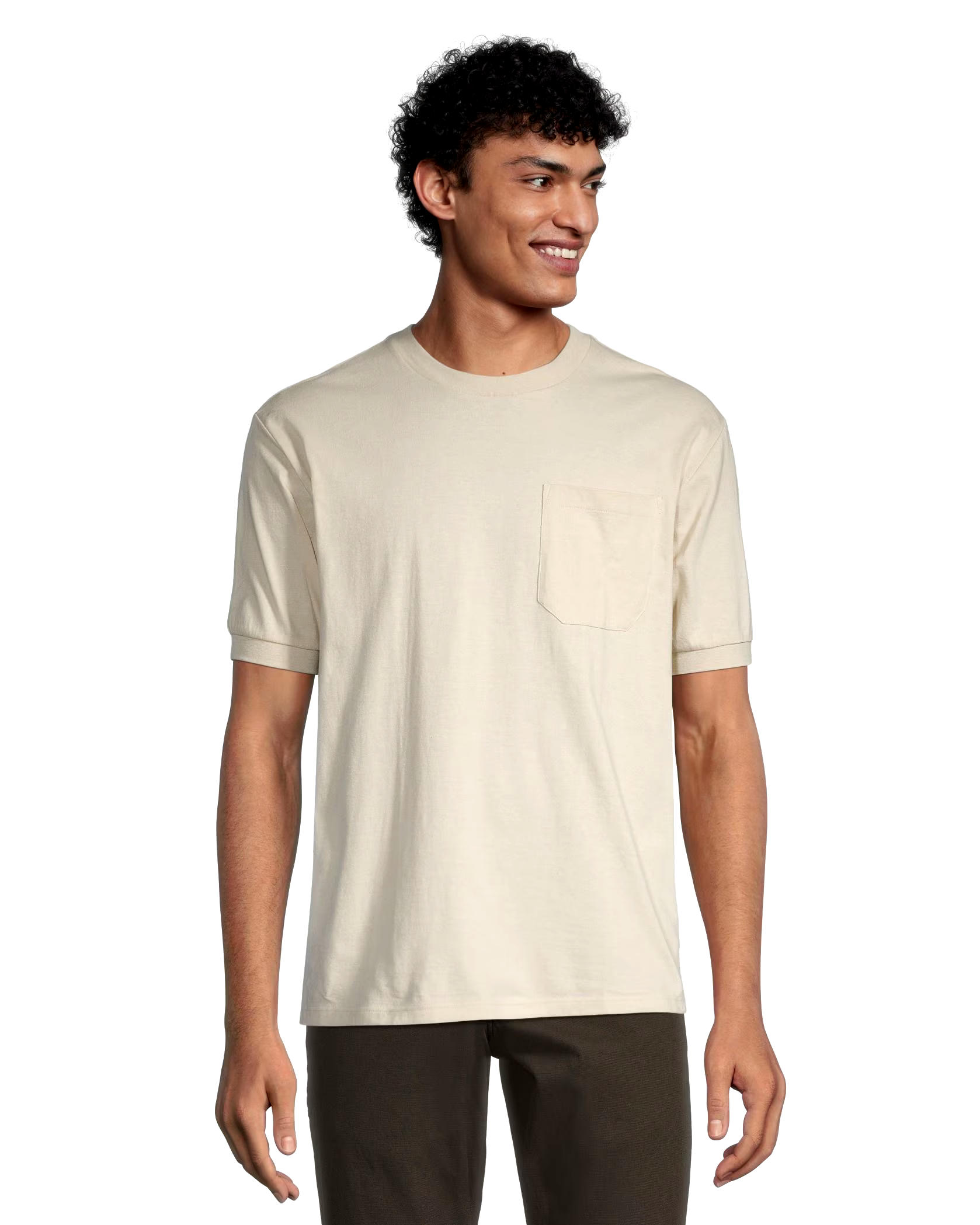 Aggressor Men's Crewneck Short Sleeve Solid Work T-Shirt With FRESHTECH