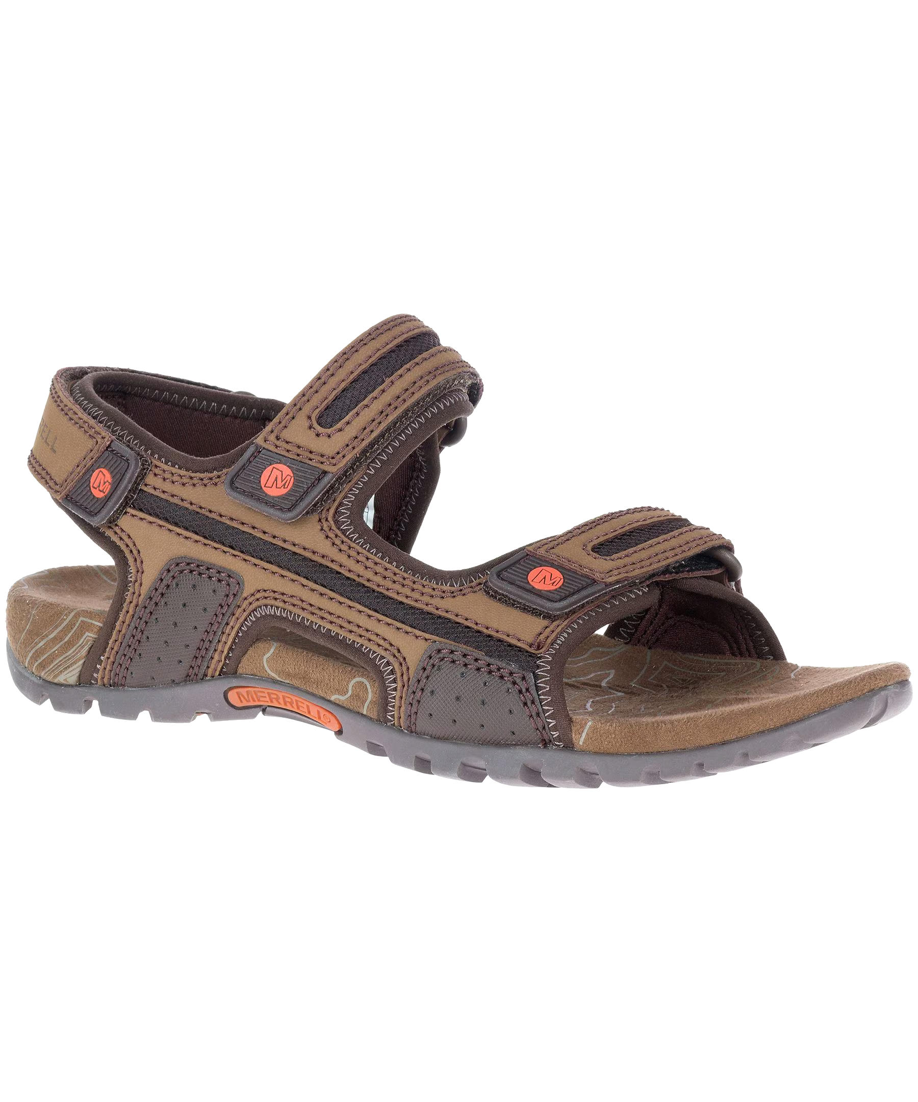 Merrell Men's Sanspur Oak Hook-And-Loop Sandals