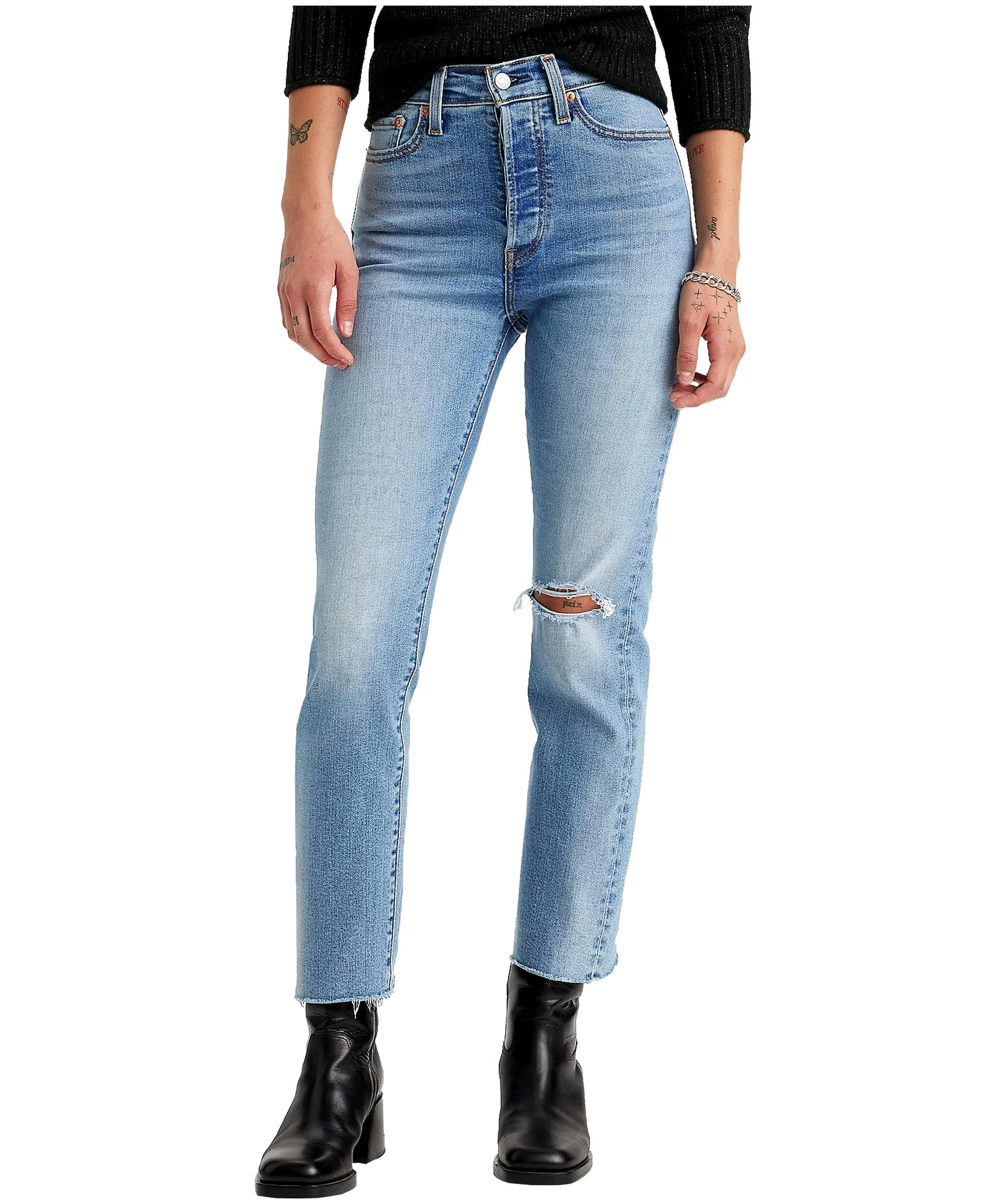 Levi's Women's Wedgie High Rise Straight Leg Jeans