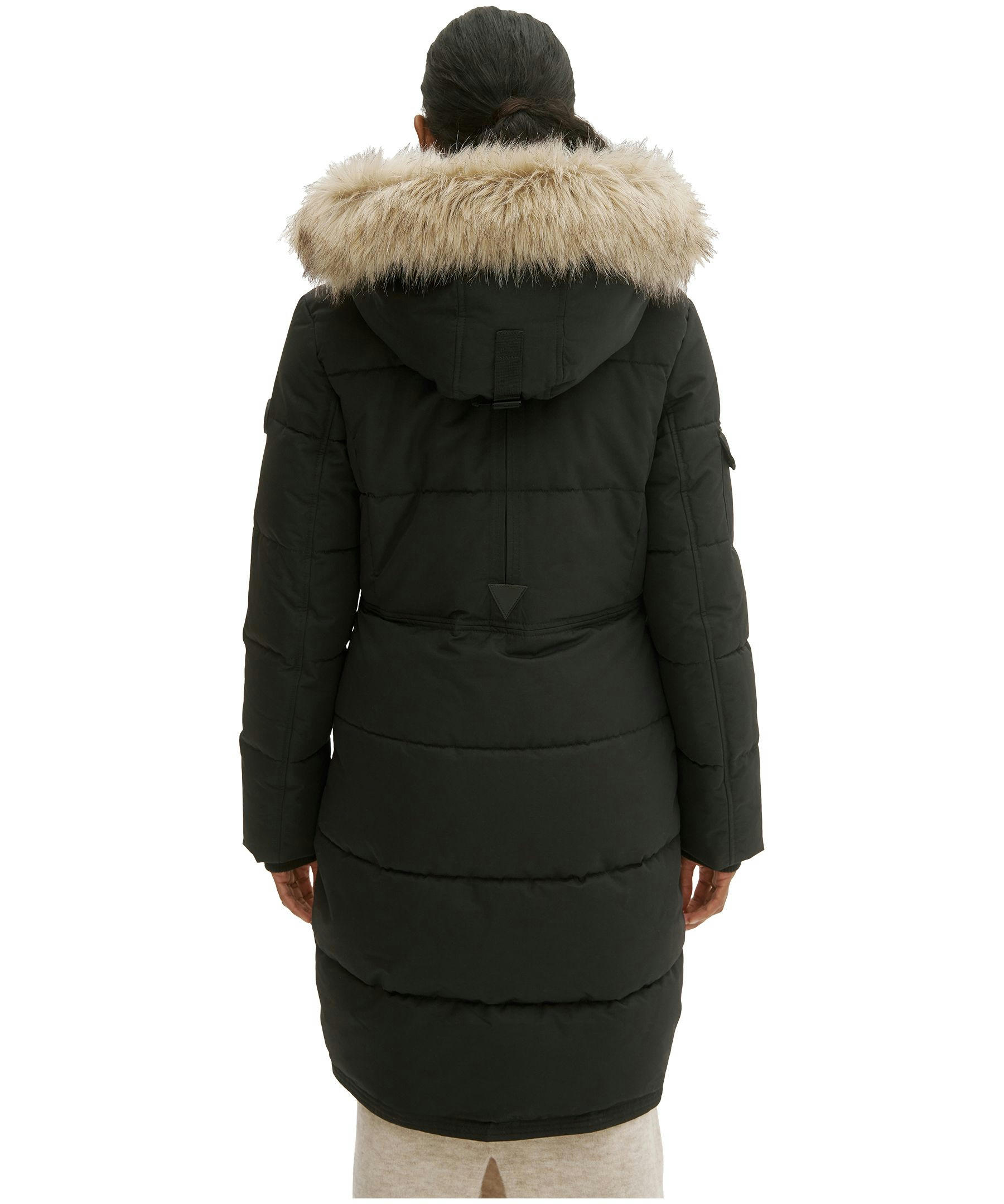 Noize Women's Kaylee Long Quilted Parka Jacket