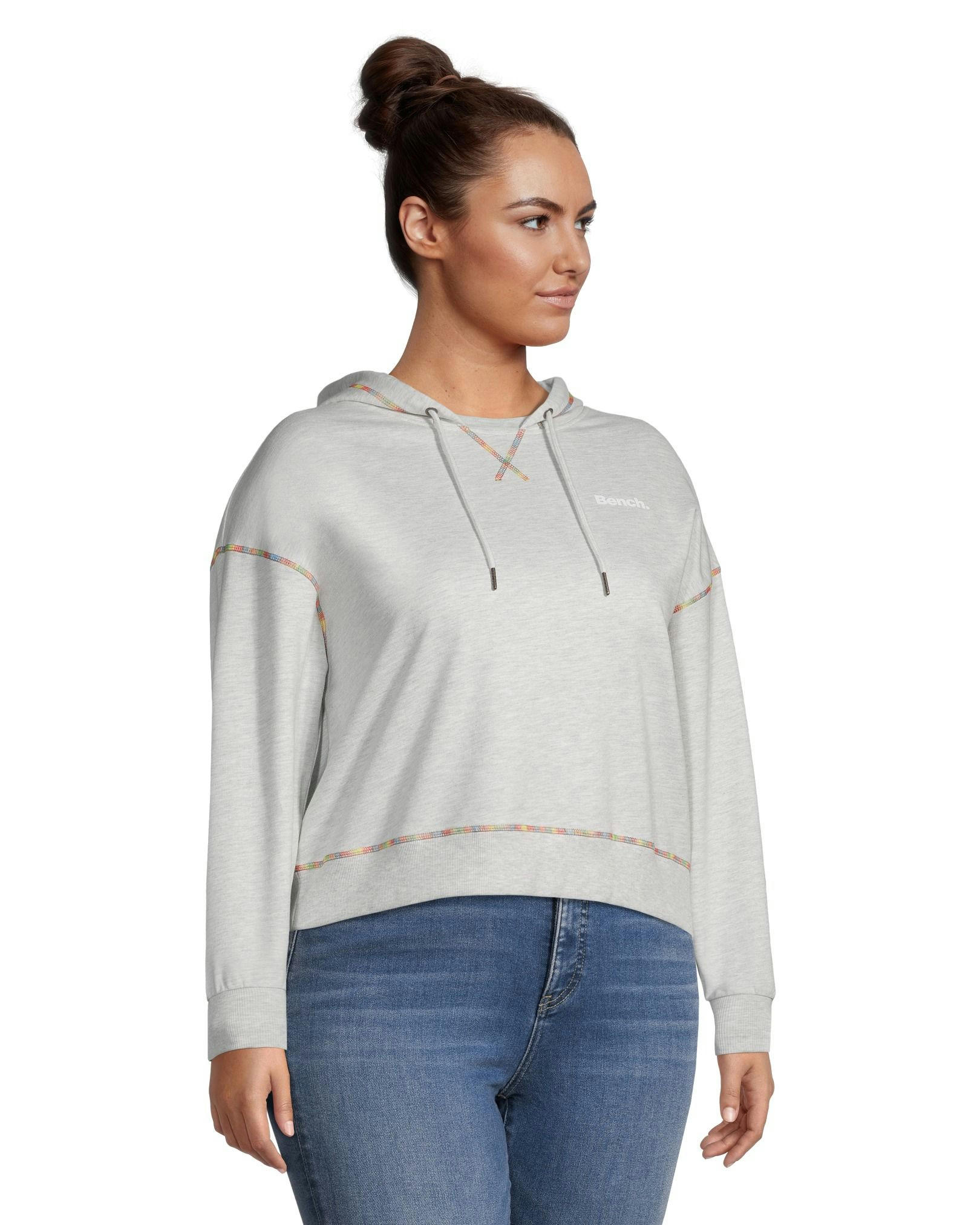 Women's French Terry Cropped Hoodie Sweatshirt