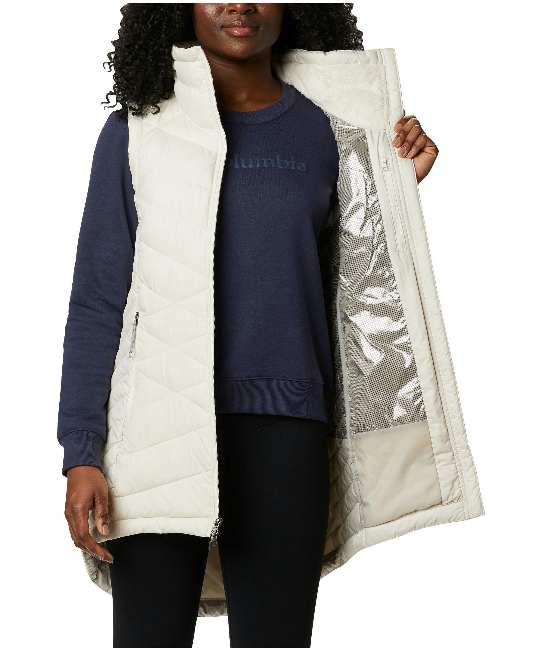 Columbia Women's Heavenly Vest, Insulated, Semi-Fitted, Winter, Long