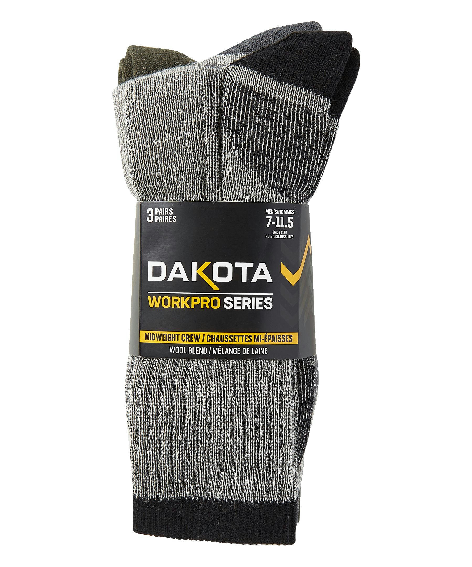 Dakota WorkPro Men's 3 Pack Thermal Boot Socks
