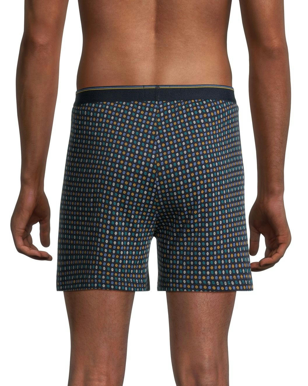 Denver Hayes Men's 2 Pack Yarn Dye Loose Fit Boxer Briefs