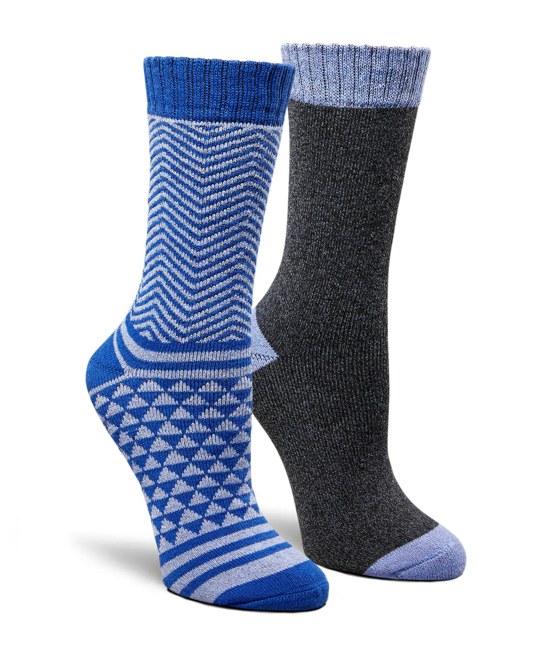 Columbia Women's 2 Pack Moisture Control Patterned Crew Socks
