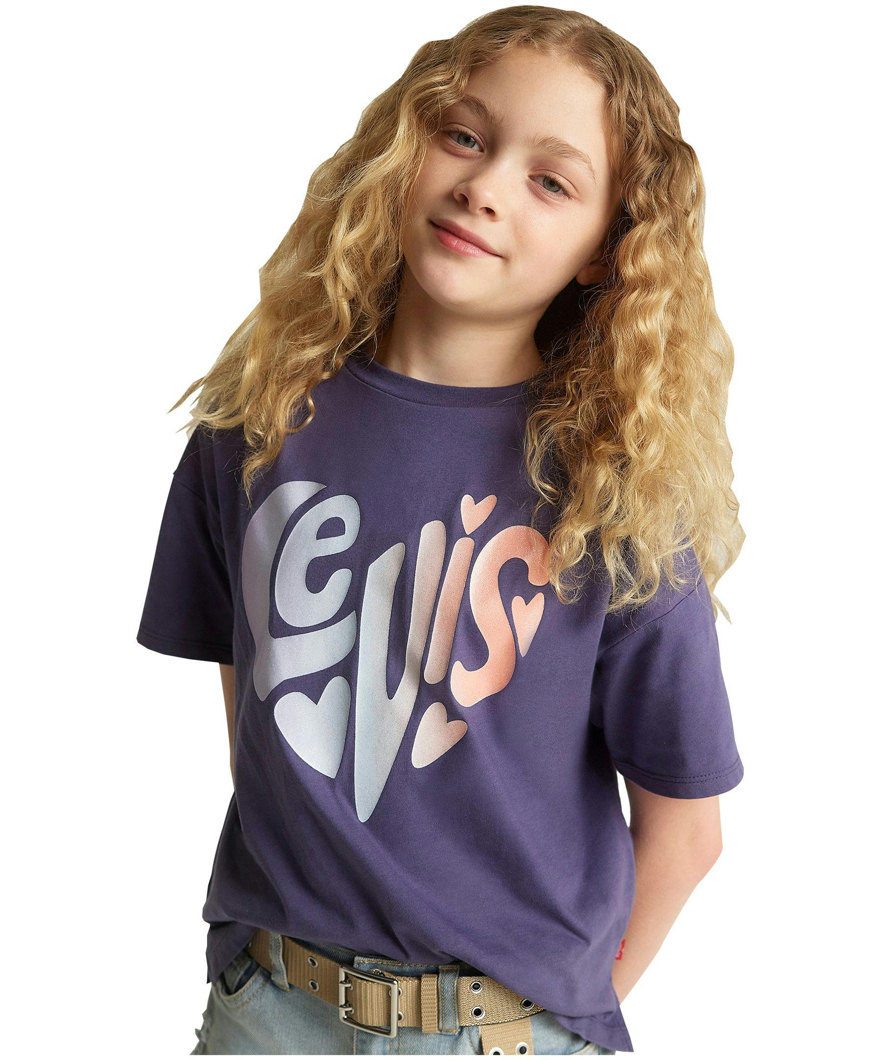 Levi's Youth Unisex Oversized Fit Crew Neck Graphic T Shirt