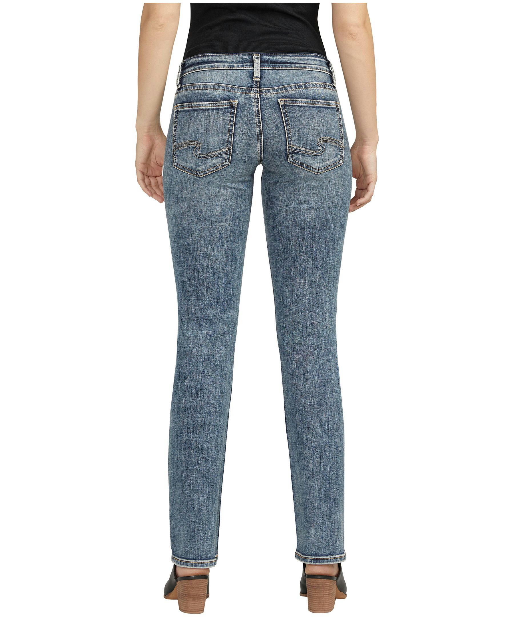 Silver Women's Tuesday Low Rise Straight Leg Jeans