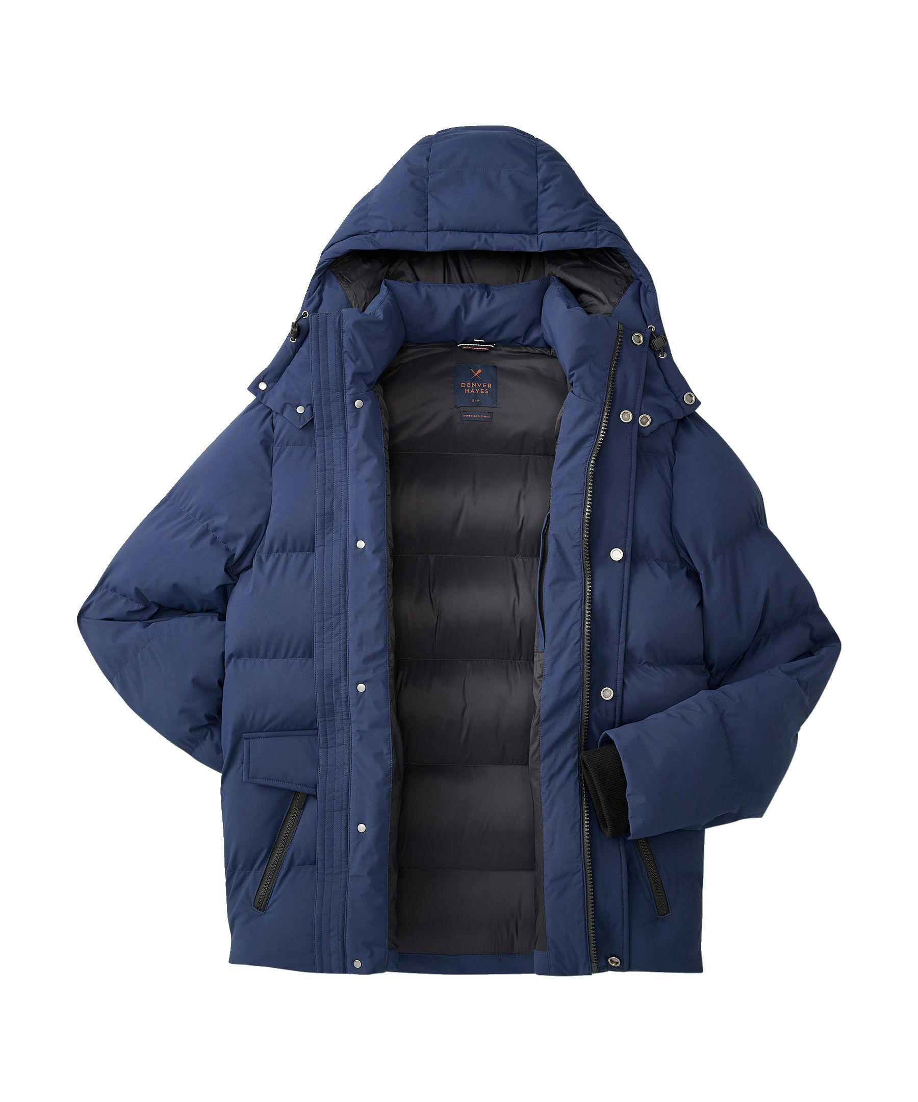 Denver Hayes Men's Hyper-Dri HD1 Water Repellent Insulated Puffy Parka Jacket