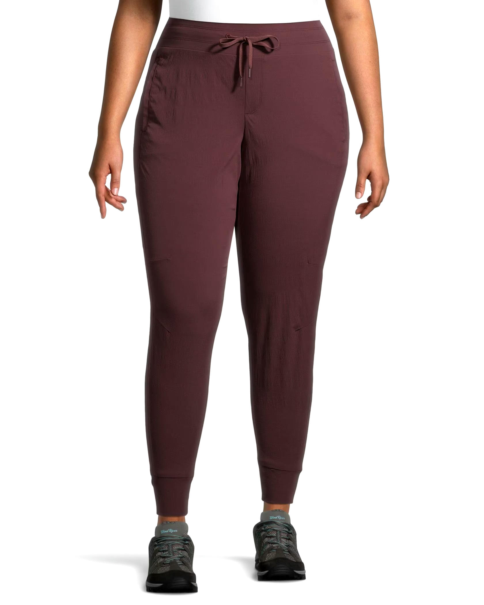 WindRiver  Women's Water Repellent Hyper-Dri 1 UV Protection Stretch Pull On Jogger Pants