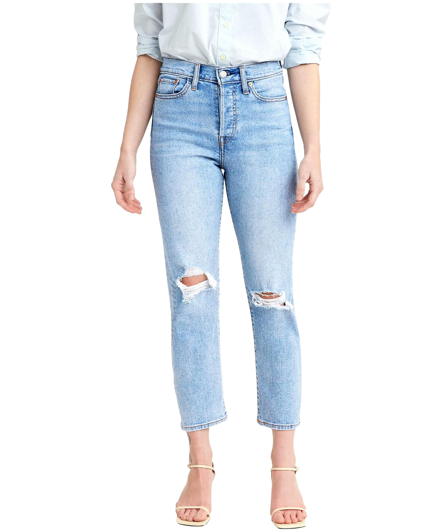 Levi's Women's Wedgie High Rise Cropped Straight Jeans - Bridge Of Bellflower