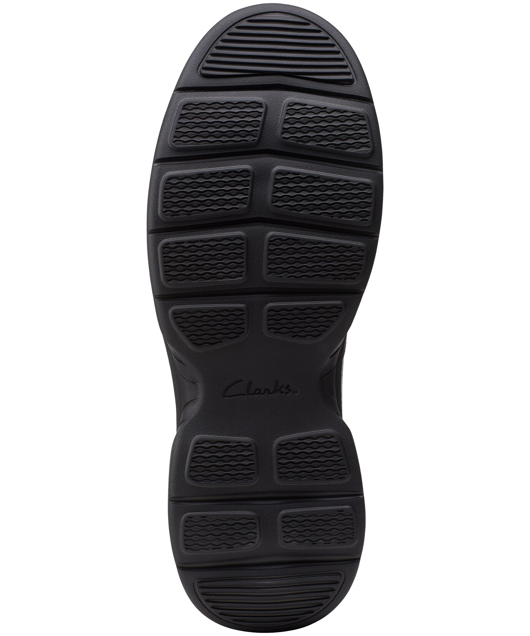 Clarks Men's Bradley Step Black Leather Slip On Shoes