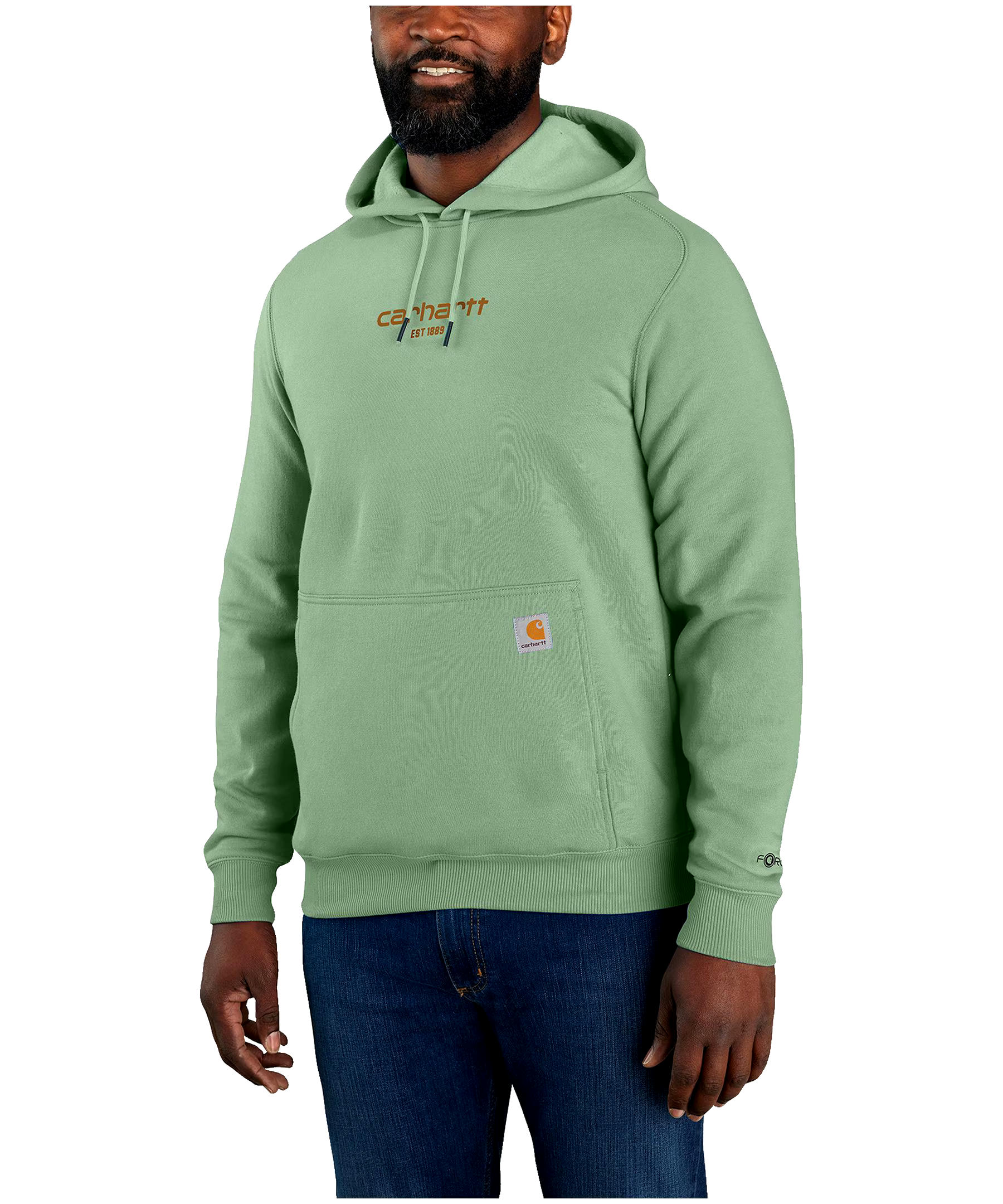 Carhartt Men's Force Logo Graphic Hoodie