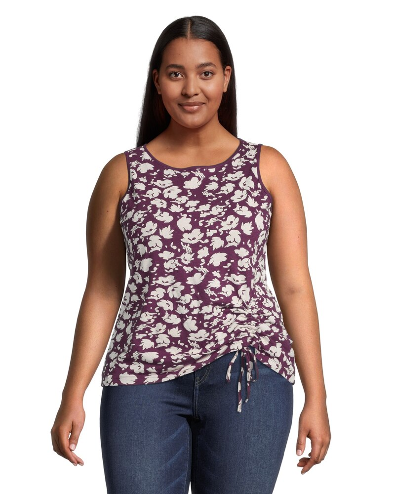 Women's Ruched Drawcord Tank