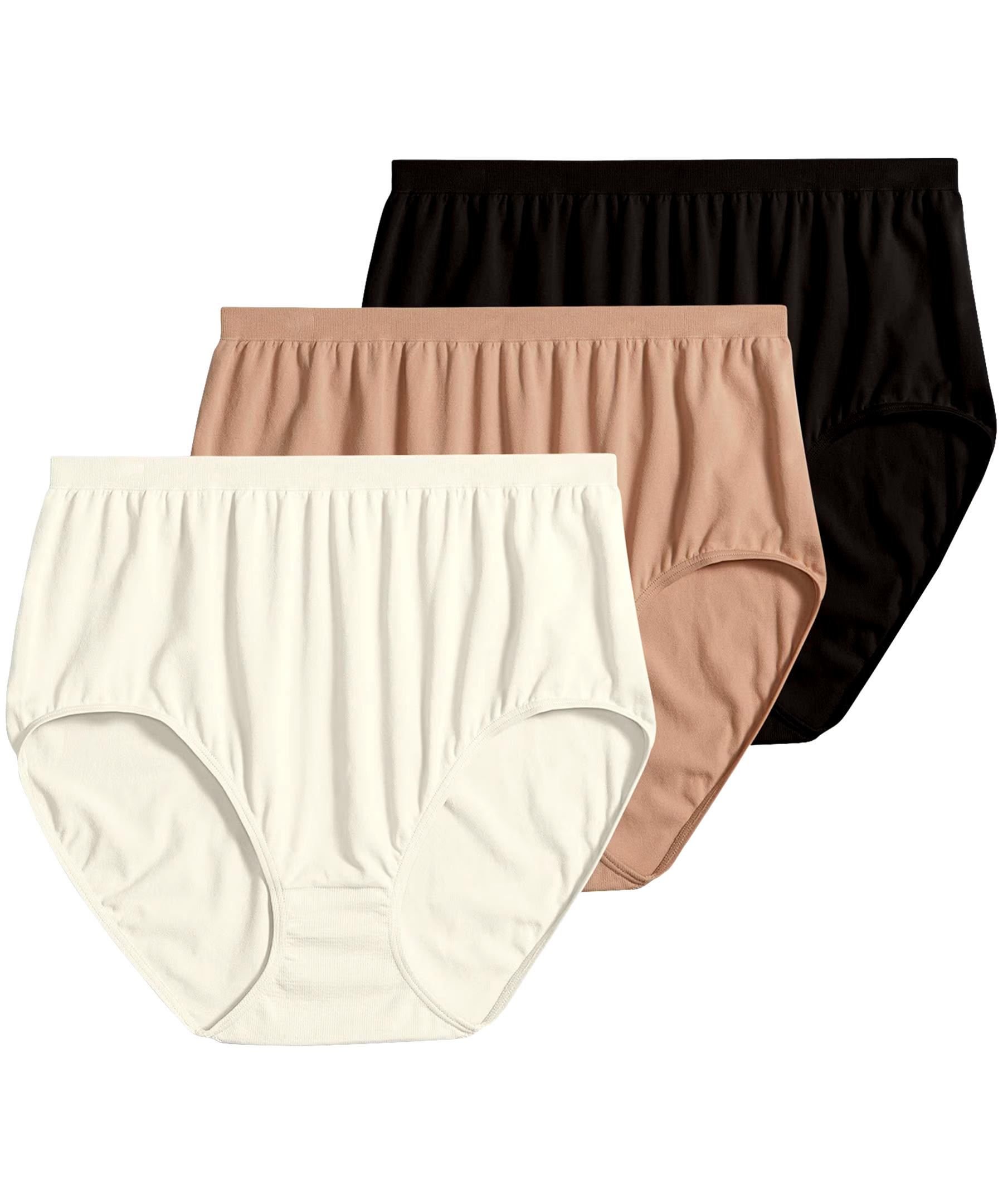 Jockey Women's 3-Pack Comfies Micro Seamfree Briefs