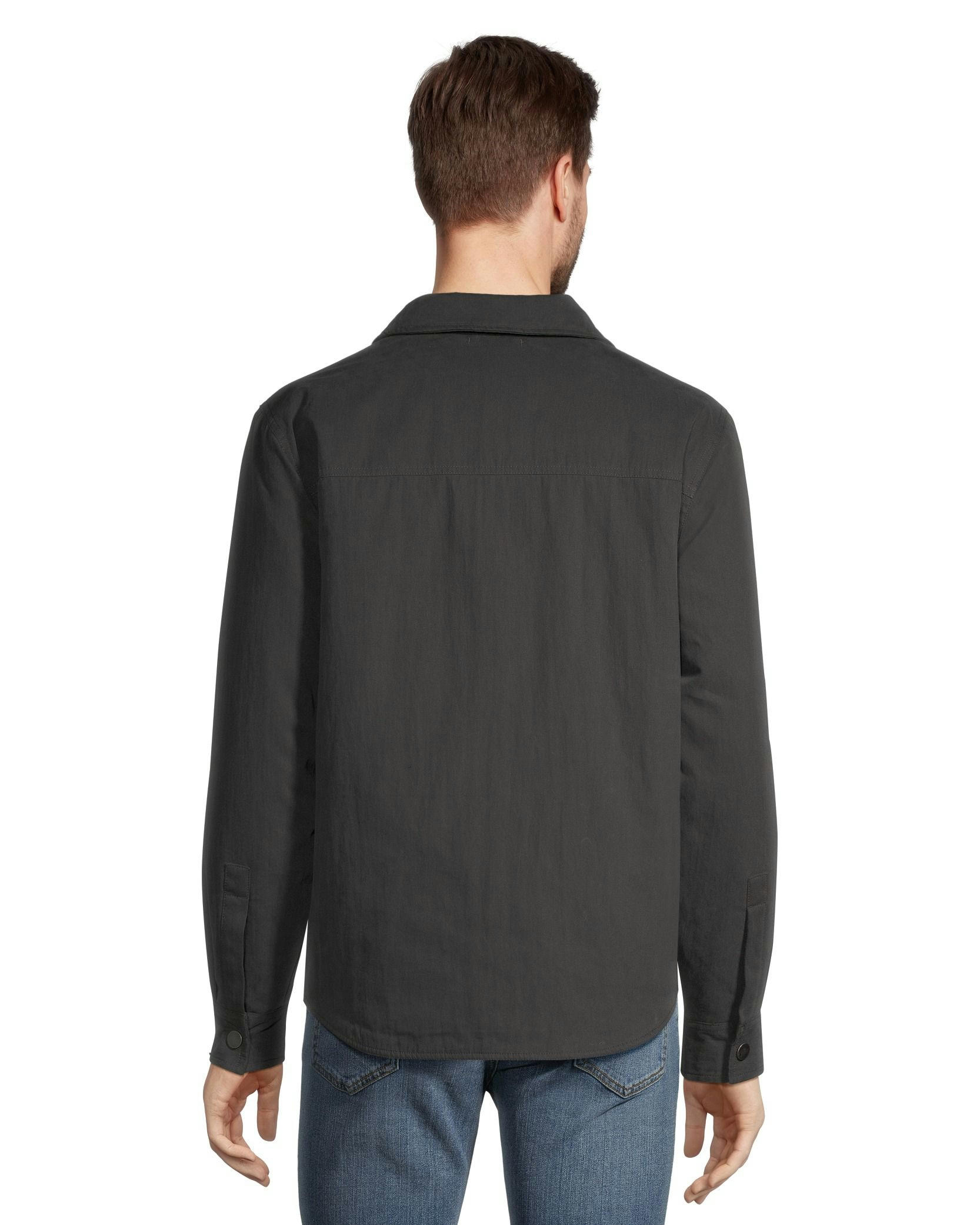 Denver Hayes Men's Cotton Shacket Casual Jacket