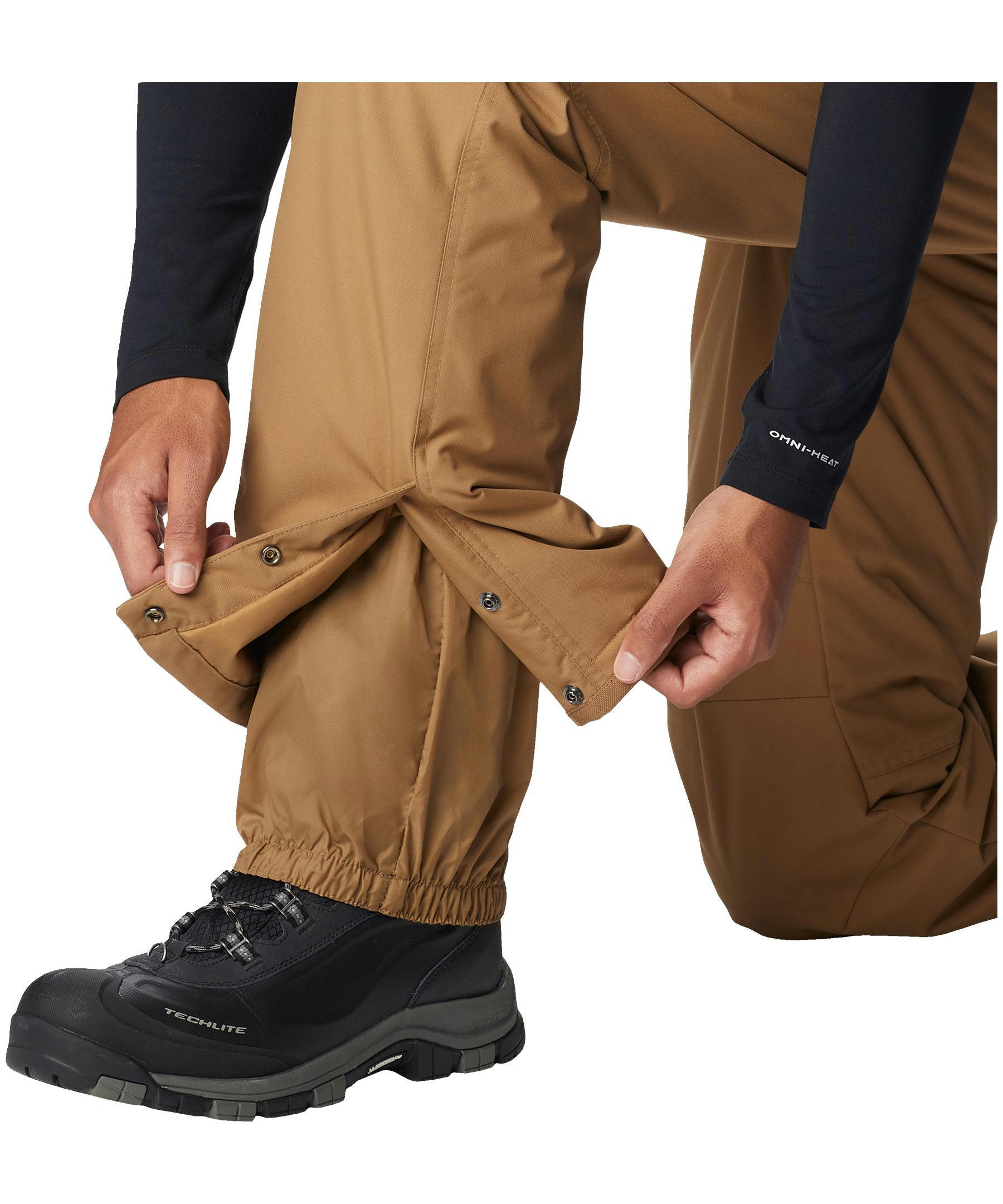 Columbia Men's Bugaboo IV Omni-Heat Waterproof Insulated Snow Pants - Black