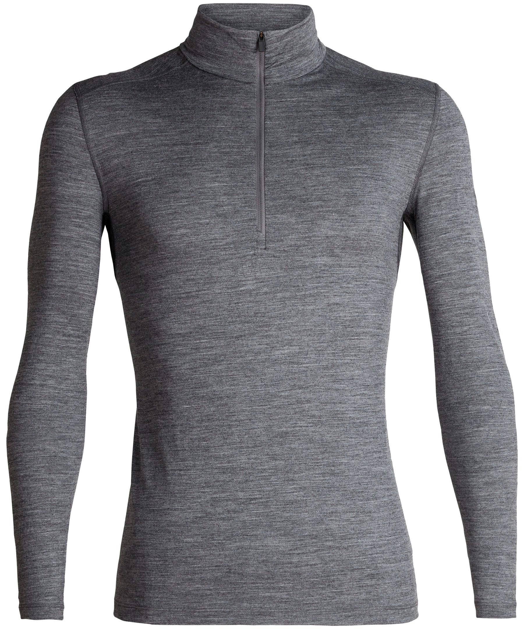 Icebreaker Men's 200 Oasis Long Sleeve Half Zip Base Layer Top