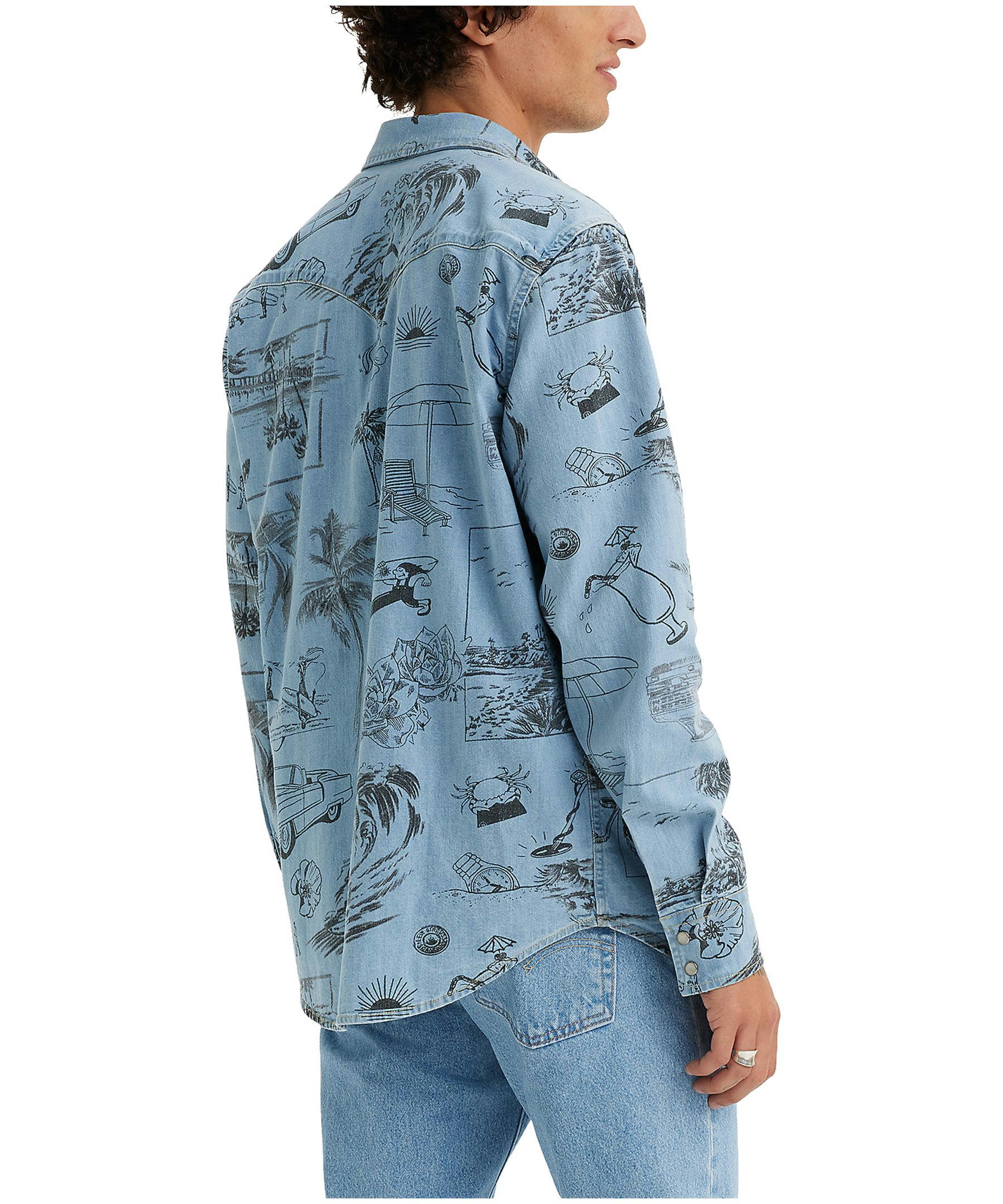 Levi's Men's Classic Western Button Down Standard Shirt