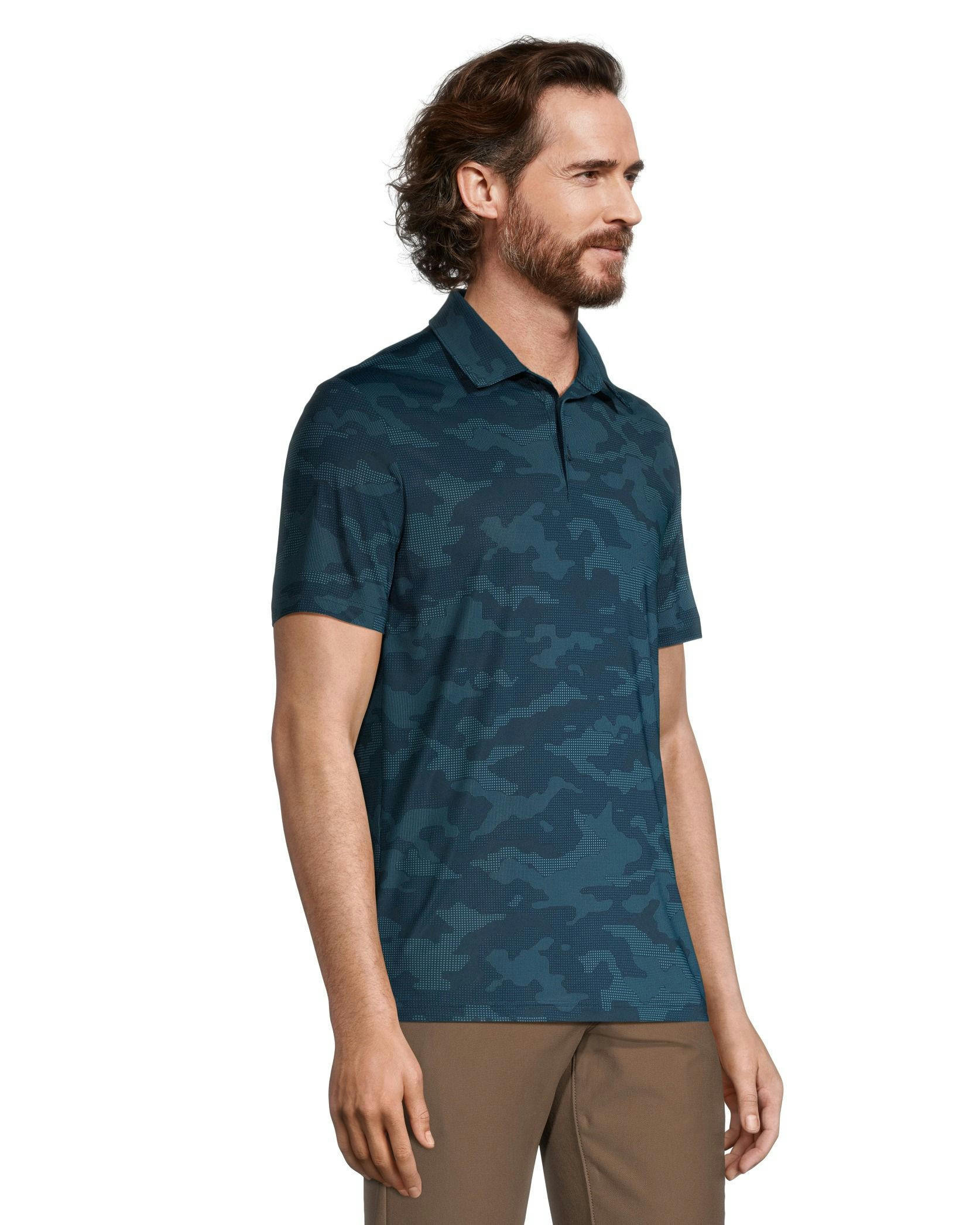 EXP Men's Comfort Dry Graphic Polo Shirt