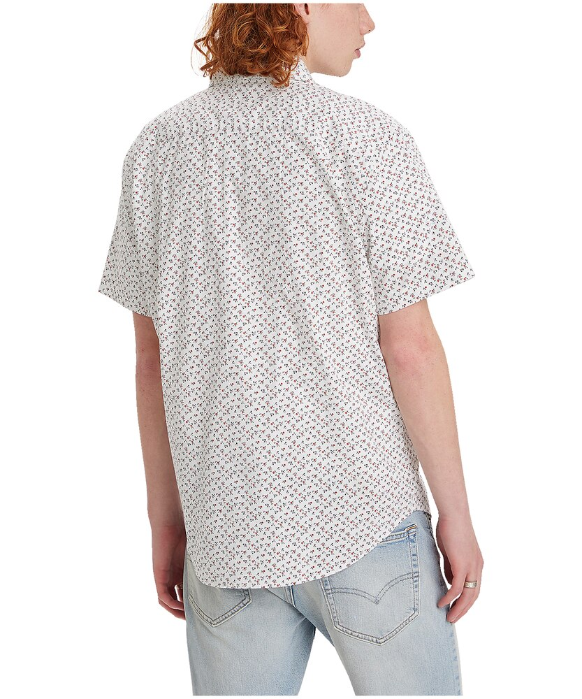 Men's Classic Button Down Short Sleeve Standard Shirt