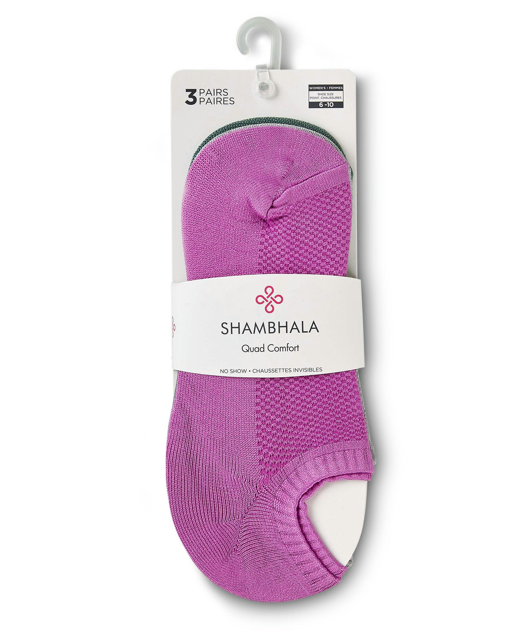 Women's 3 Pack Microfibre No-Show Socks