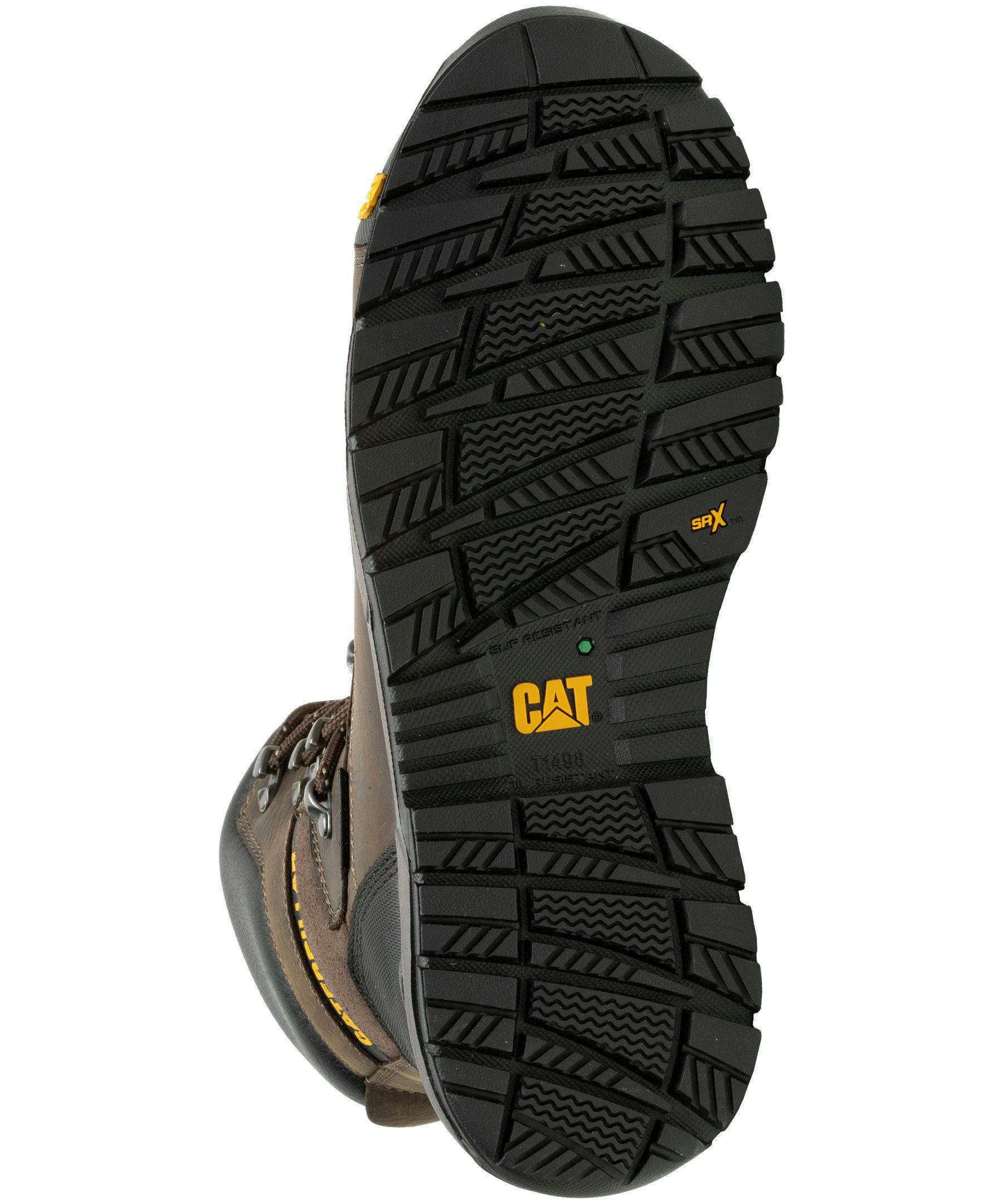 CAT Men's Diagnostic 8 Inch Composite Toe Composite Plate Waterproof Work Boot