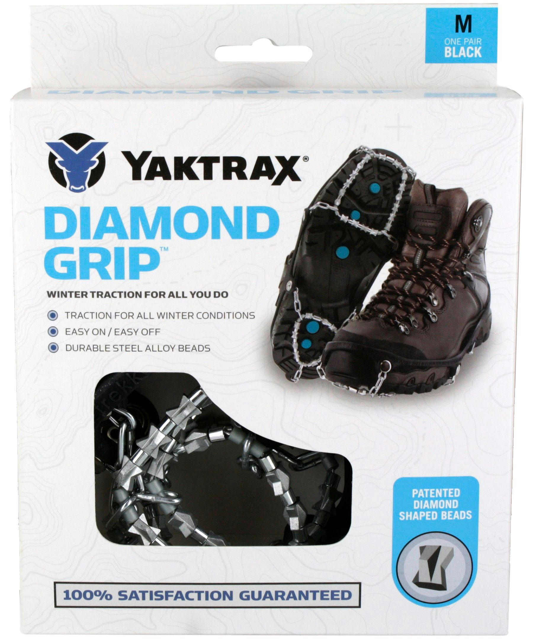 Yaktrax Men's Diamond Grip Ice Cleats