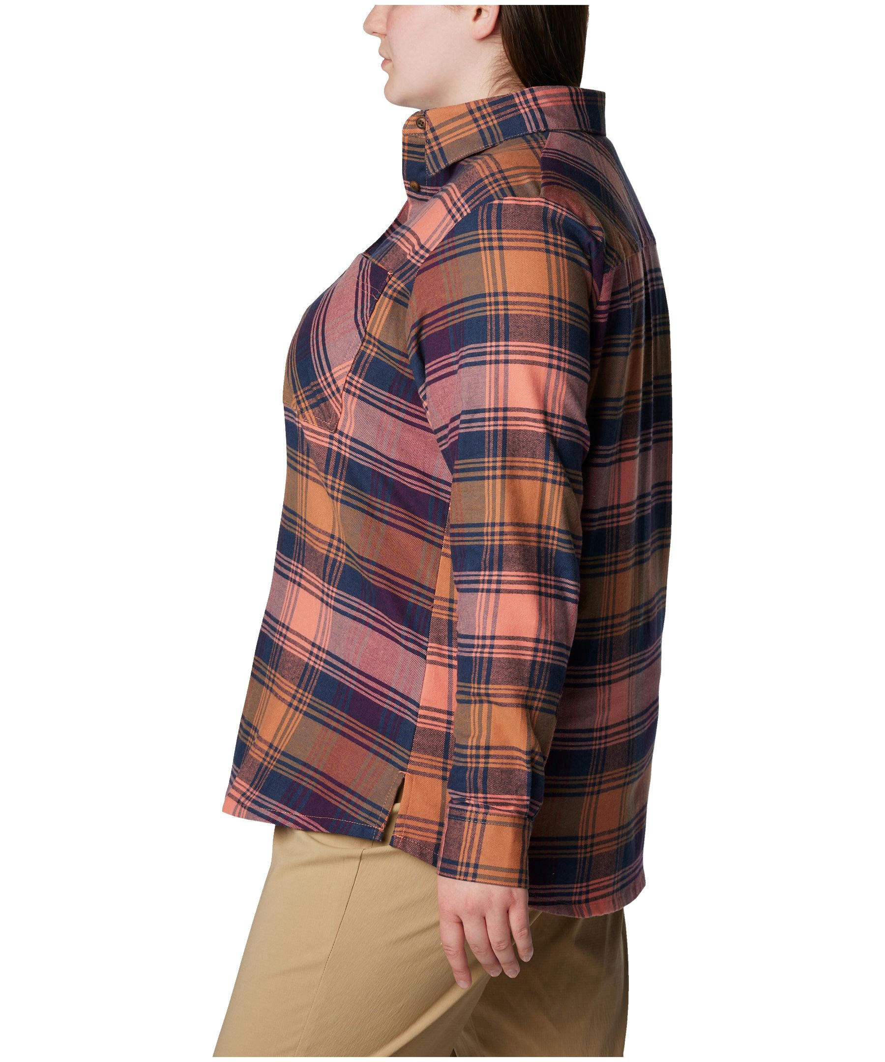 Columbia Women's Calico Basin Classic Long Sleeve Flannel Shirt