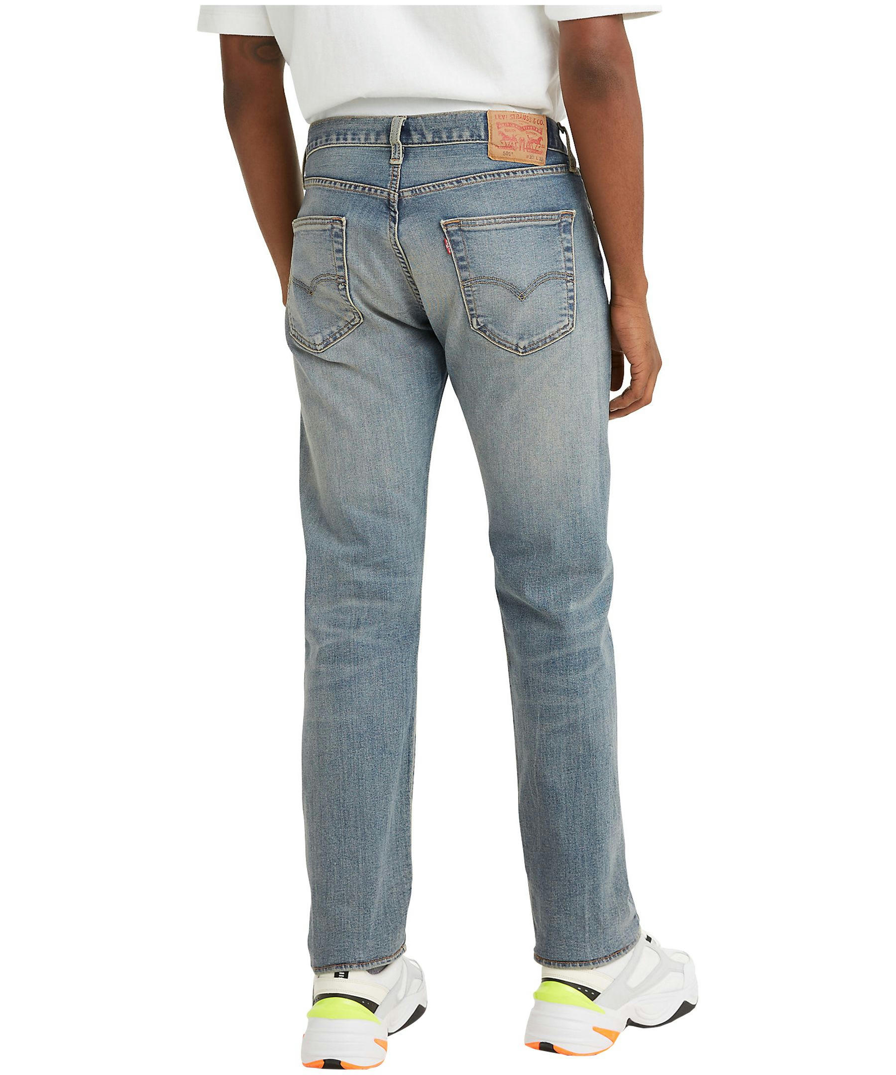 Levi's Men's 501 Button Fly Straight Leg Denim Jeans
