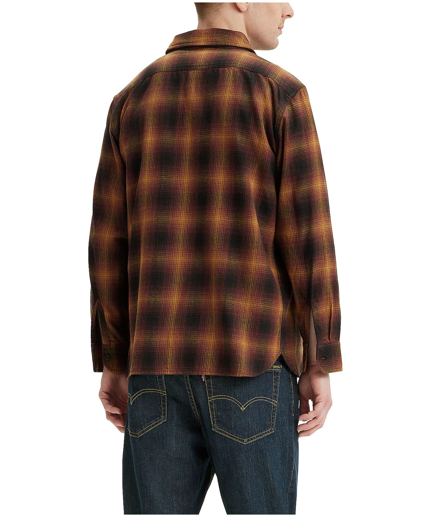 Levi's Men's Classic Worker Relaxed fit Long Sleeve Flannel Shirt