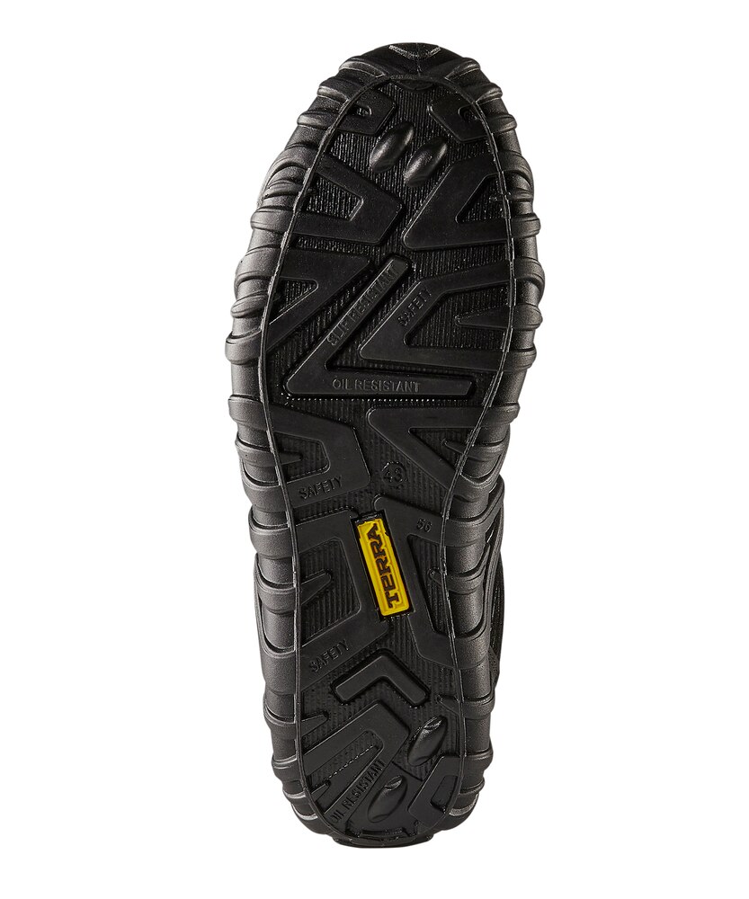 Terra Men's Spider X Composite Toe Composite Plate Athletic Safety Shoes - Black