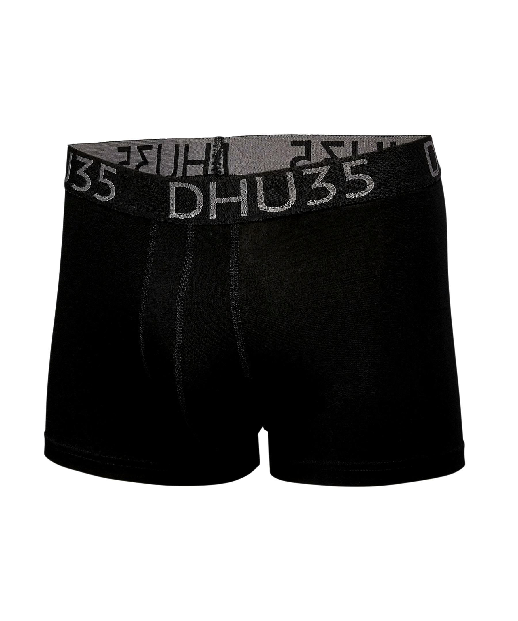 Denver Hayes Men's 2 Pack Fashion Side X Side Cotton Stretch Trunk Briefs with Elastic Waistband